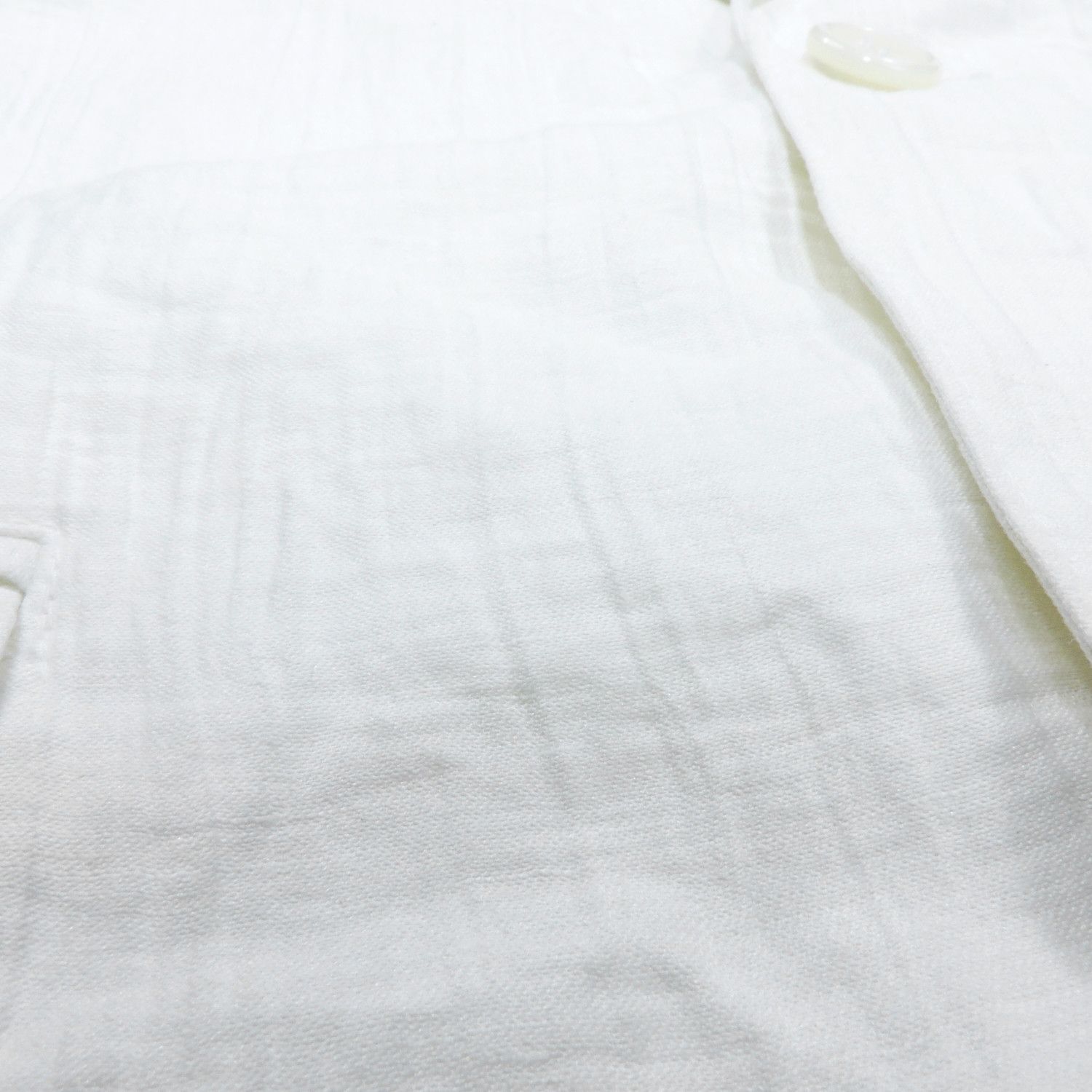 Japanese Brand A.POLE STORY WHITE BLAZER Size 40R - 13 Thumbnail