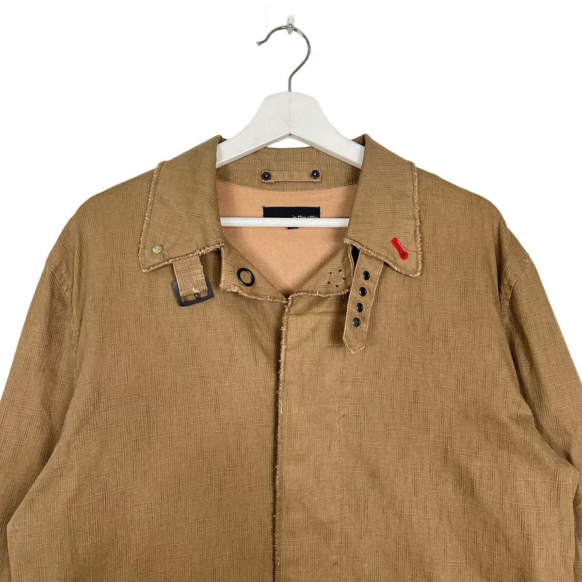 In The Attic 🔥 IN THE ATTIC KHAKI BROWN INDIGO JACKET Size US L / EU 52-54 / 3 - 4 Thumbnail