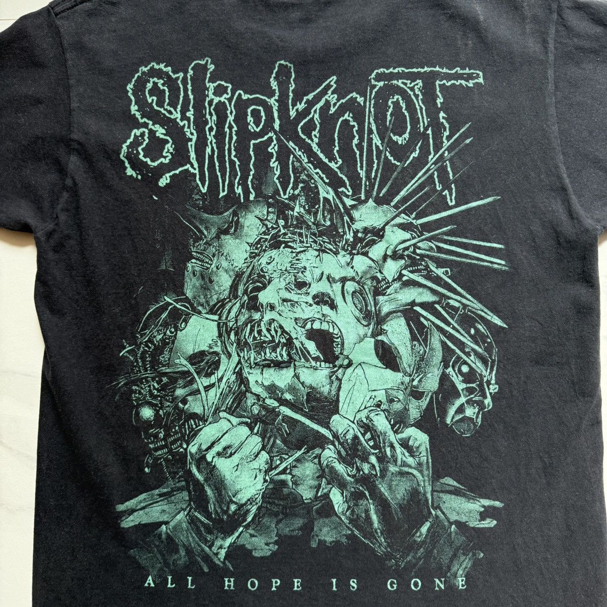 Band Tees × Slipknot × Vintage Vintage Y2K Slipknot All Hope Is Gone T-Shirt Size US M / EU 48-50 / 2 - 6 Thumbnail