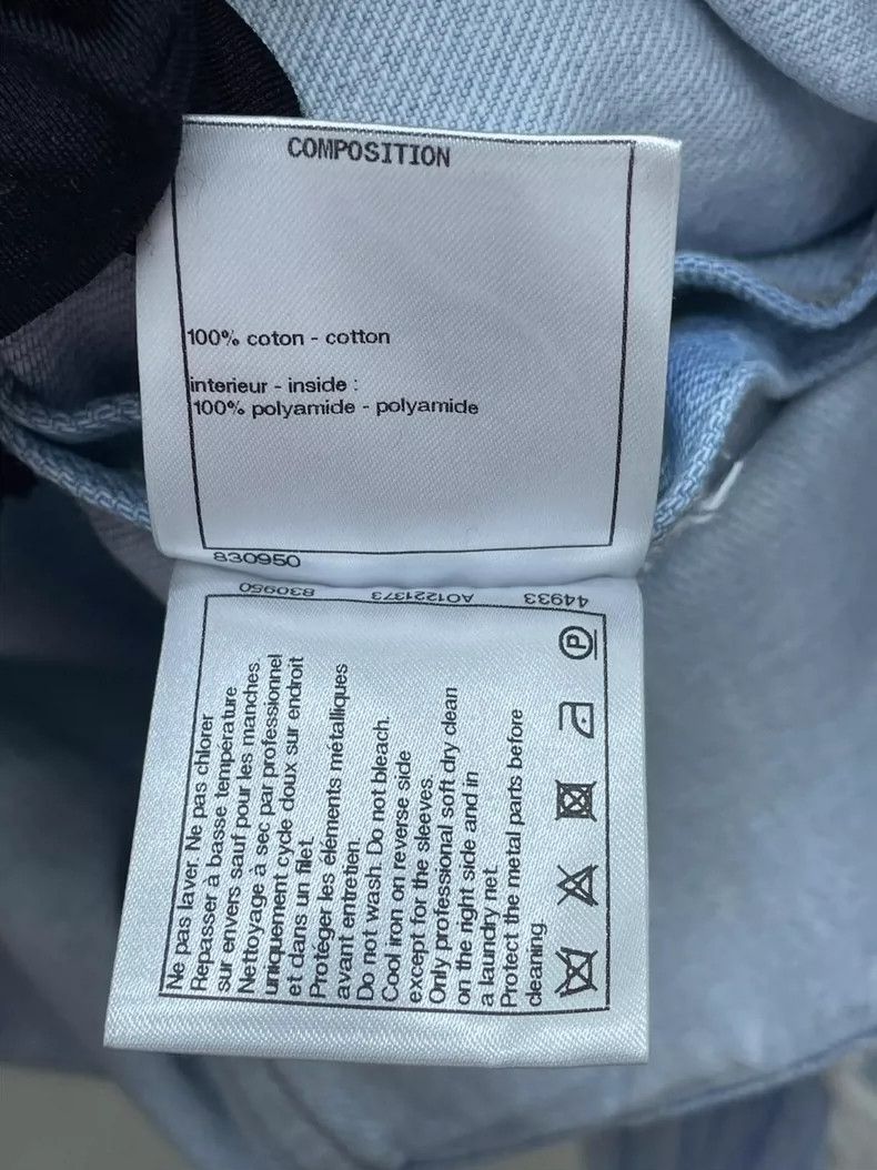 Chanel Chanel Hollow-out camellia denim jacket 2504-Nextarrow Size XS / US 0-2 / IT 36-38 - 8 Thumbnail