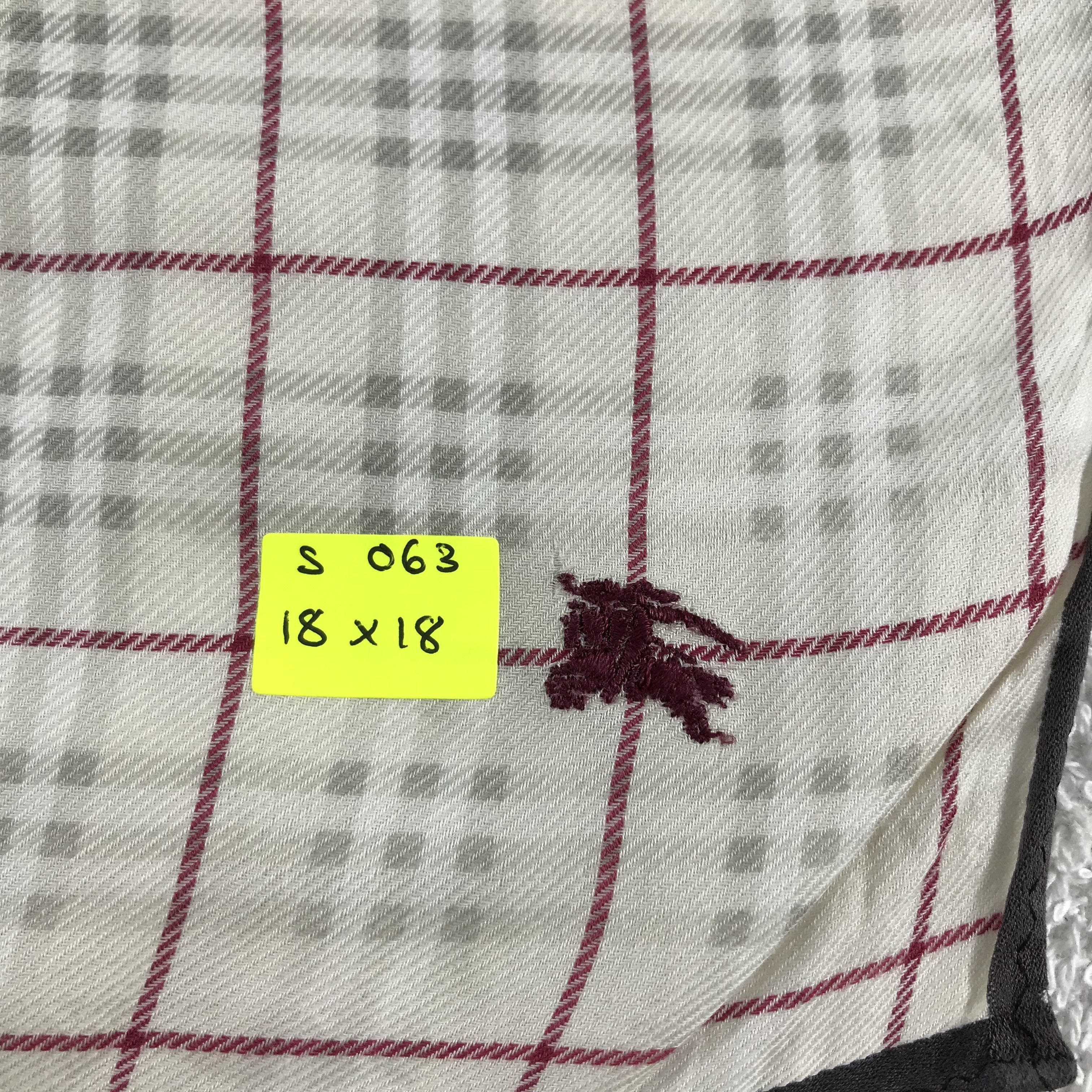 Burberry × Vintage Burberry Bandana / Handkerchief / Neckerchief - S063 Size ONE SIZE - 6 Thumbnail
