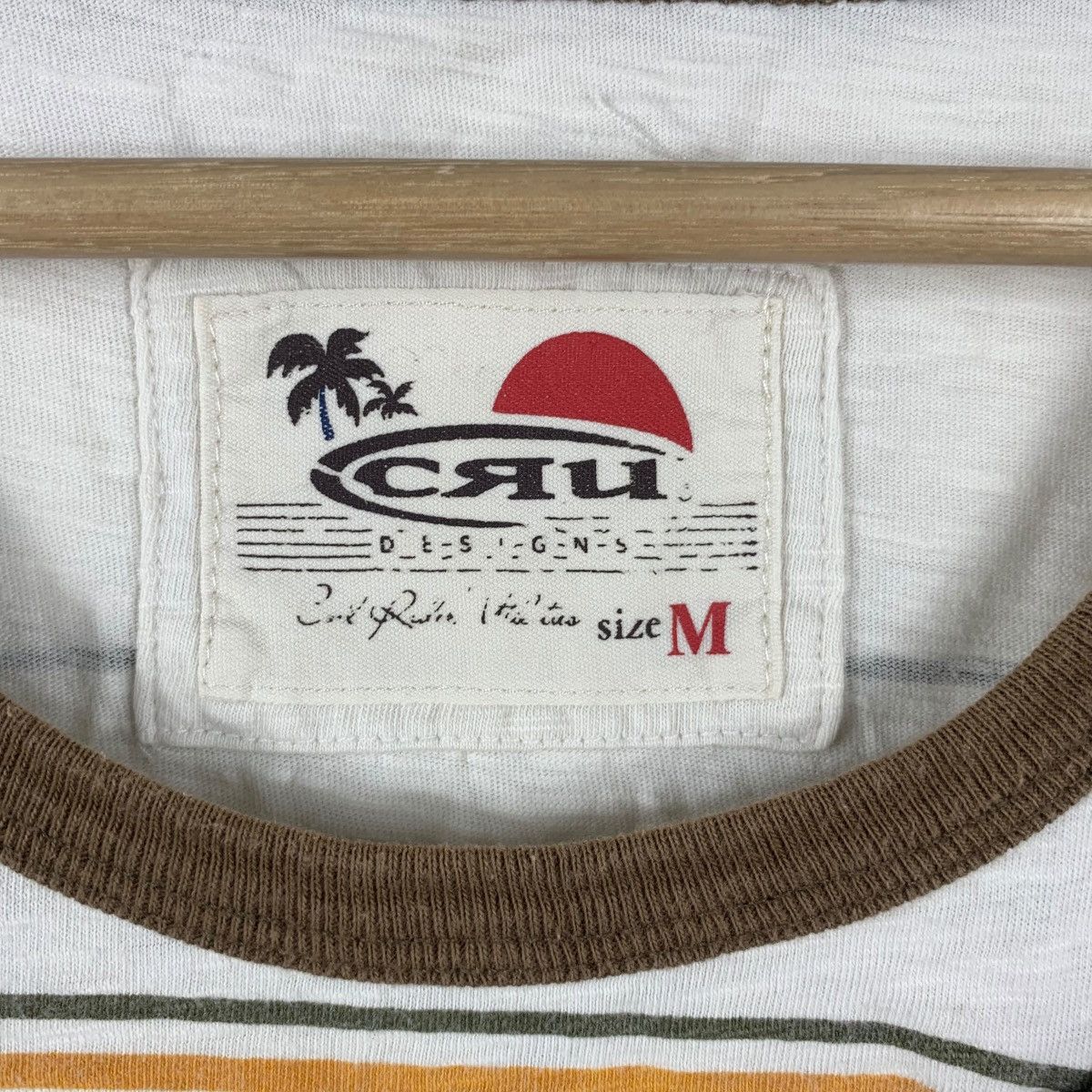Vintage Vintage CRU DESIGN SURF California Team Striped Tank Top Size US M / EU 48-50 / 2 - 6 Thumbnail