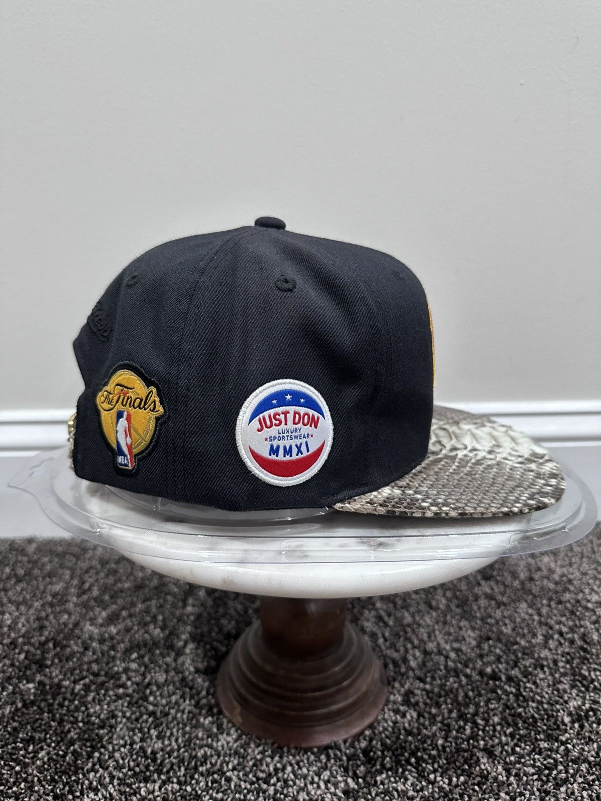 Just Don Just Don x Mitchell & Ness NBA GS Warriors Finals Patch Hat Size ONE SIZE - 2 Thumbnail