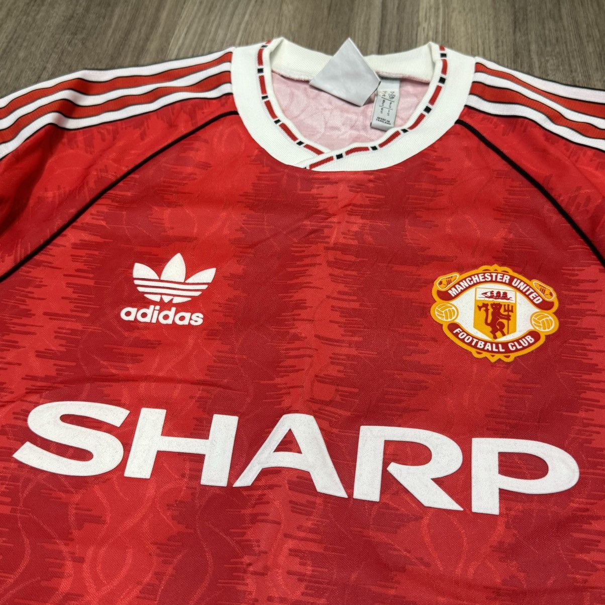 Adidas Manchester united 90/92 retro home shirt #7 Cantona Size US S / EU 44-46 / 1 - 3 Thumbnail