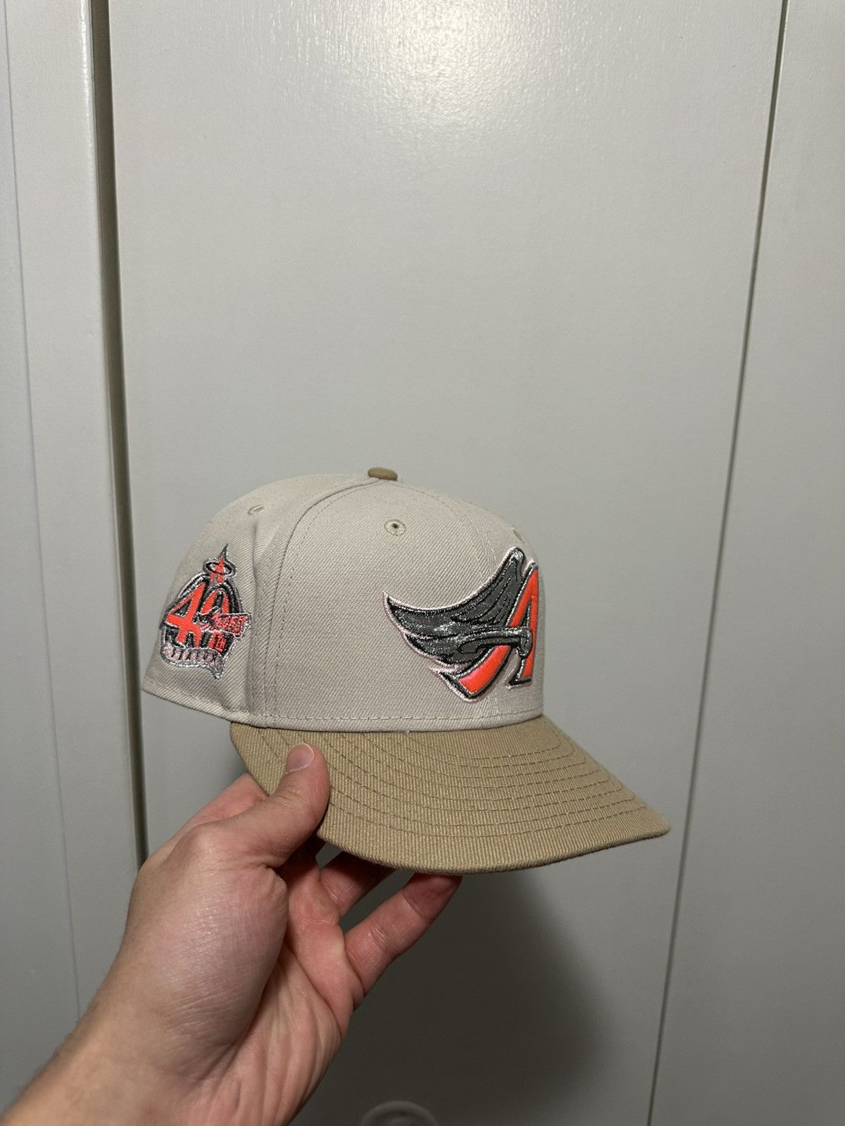 Cooperstown Collection × MLB × New Era Size 7 Anaheim Angels 40th Anniversary Pink UV Size ONE SIZE - 2 Thumbnail
