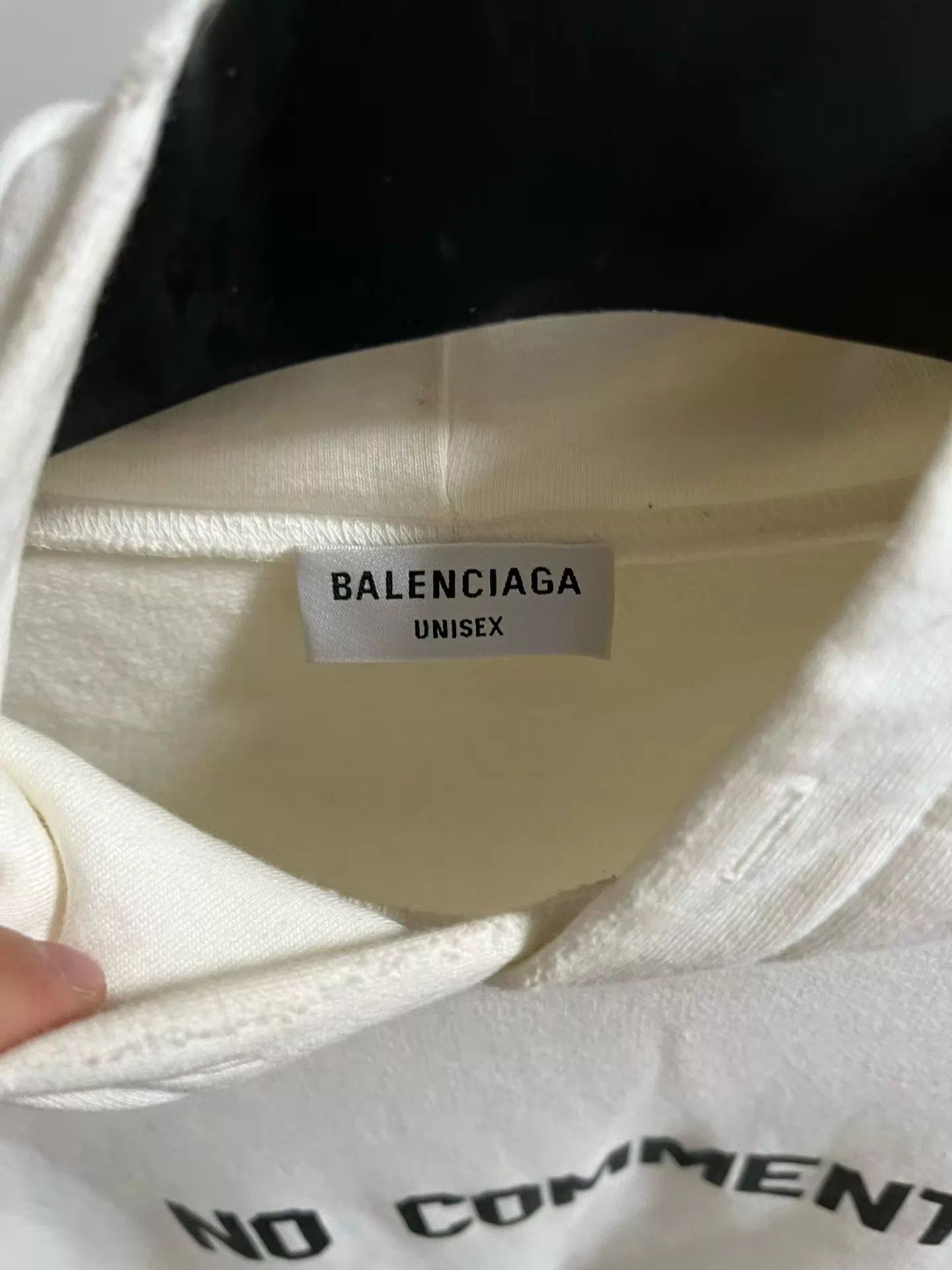 Balenciaga Balenciaga 'No Comment' distressed sweat 4 worn 10x Size S / US 4 / IT 40 - 3 Thumbnail