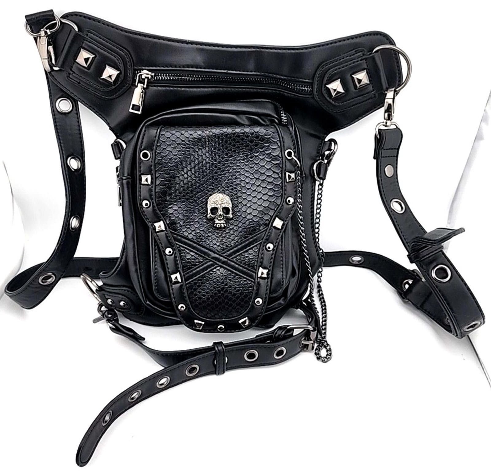 The Unbranded Brand Daniel Jie Steampunk Crossbody Shoulder Bag – Gear & Rivet Size ONE SIZE - 1 Thumbnail