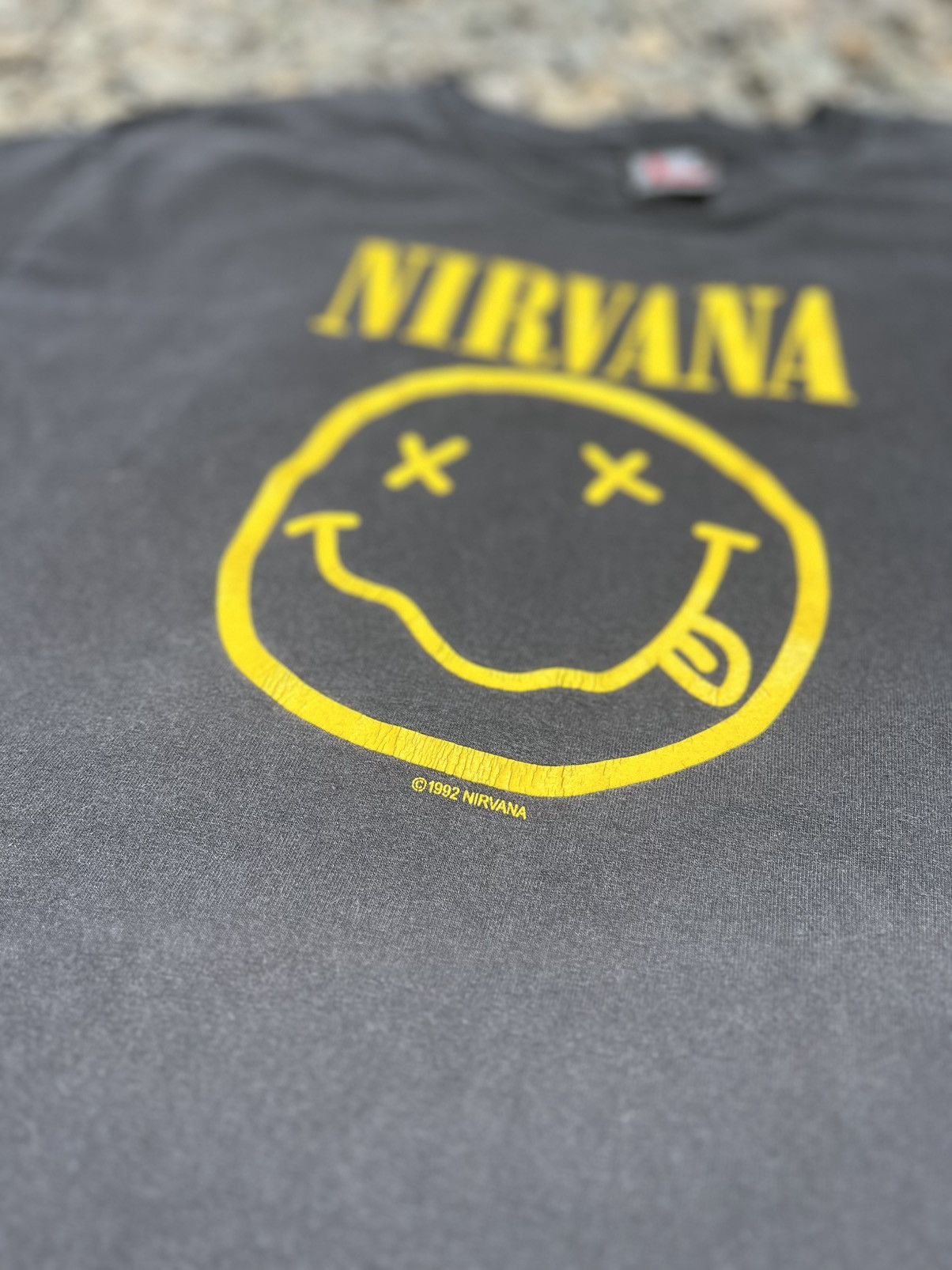 Nirvana VINTAGE NIRVANA SMILE SMILEY 90s Size US M / EU 48-50 / 2 - 3 Thumbnail