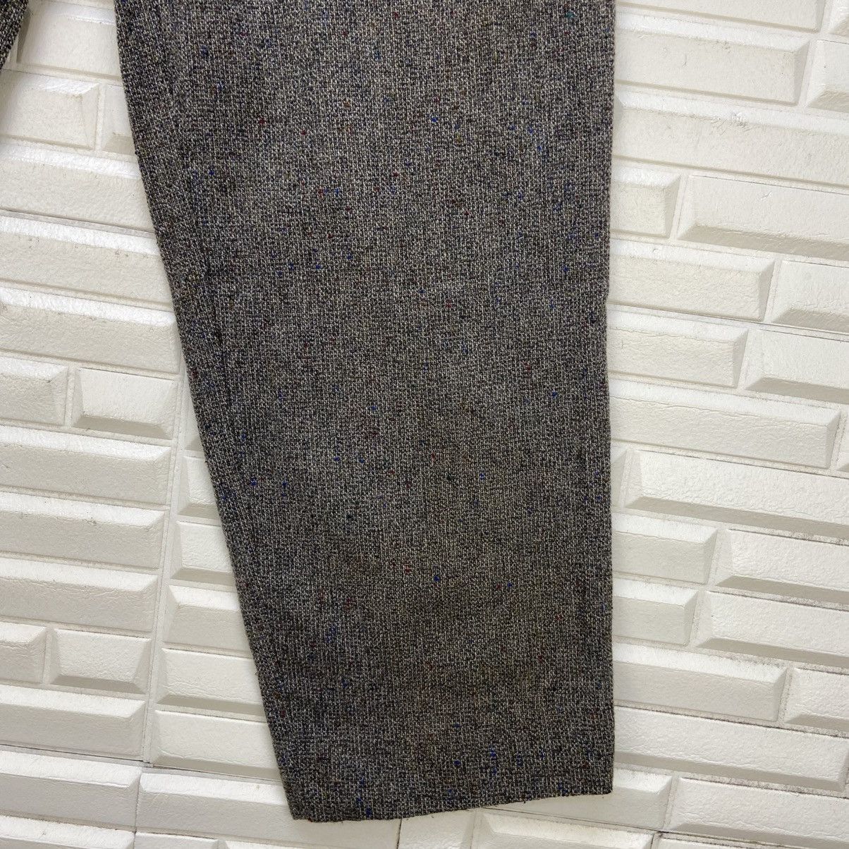 Issey Miyake Vintage 90s Issey Miyake for Men Wide Baggy Wool Pants Size US 30 / EU 46 - 8 Thumbnail