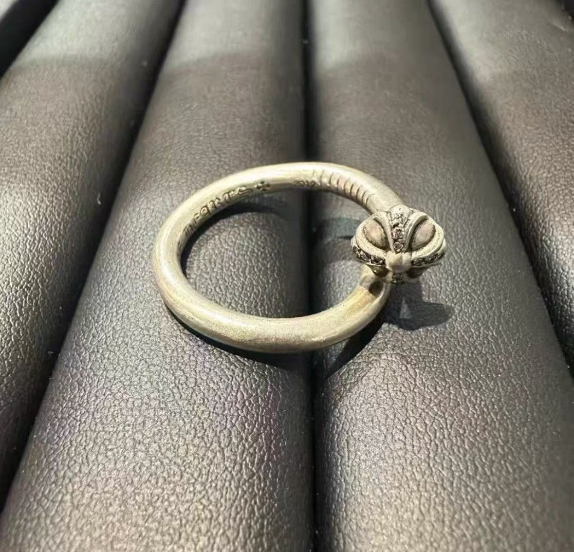 Chrome Hearts Chrome Hearts Silver Diamond Nail Ring. Size ONE SIZE - 1 Thumbnail