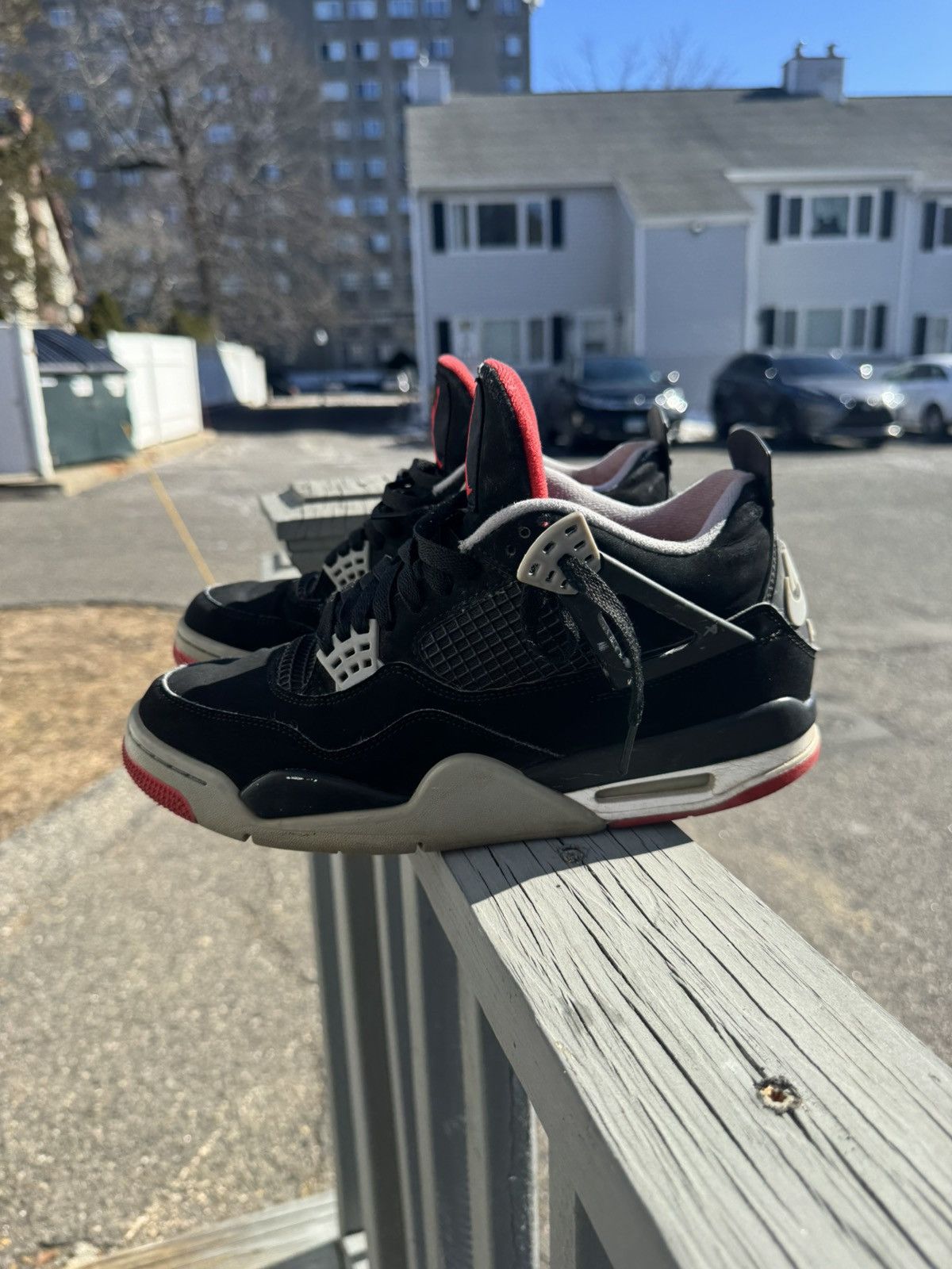 Jordan Brand Jordan Retro 4 Bred Size 9 Size US 9 / EU 42 - 2 Thumbnail