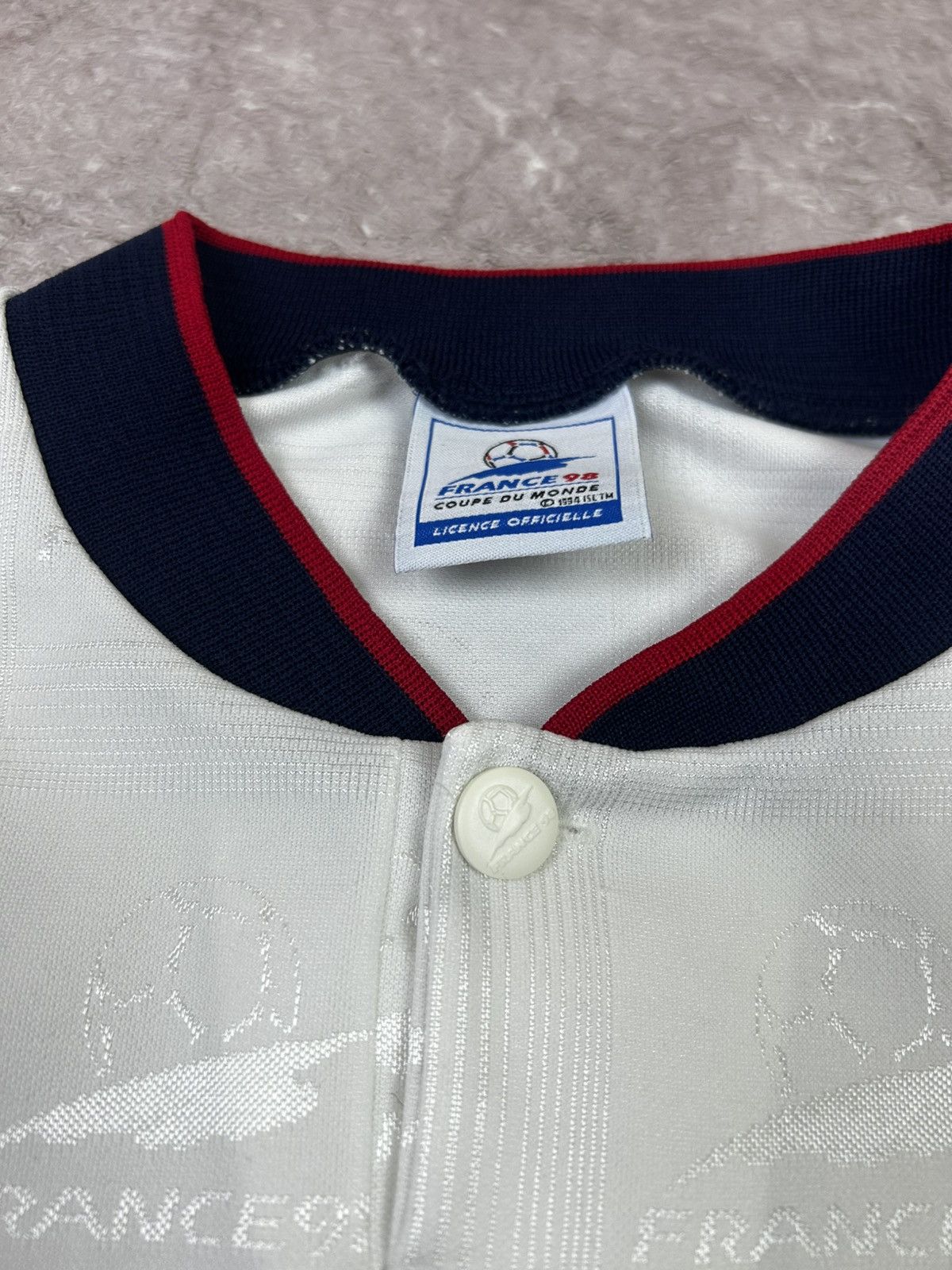 Vintage Vintage France 1998 World Cup tee monogram Size US L / EU 52-54 / 3 - 6 Thumbnail