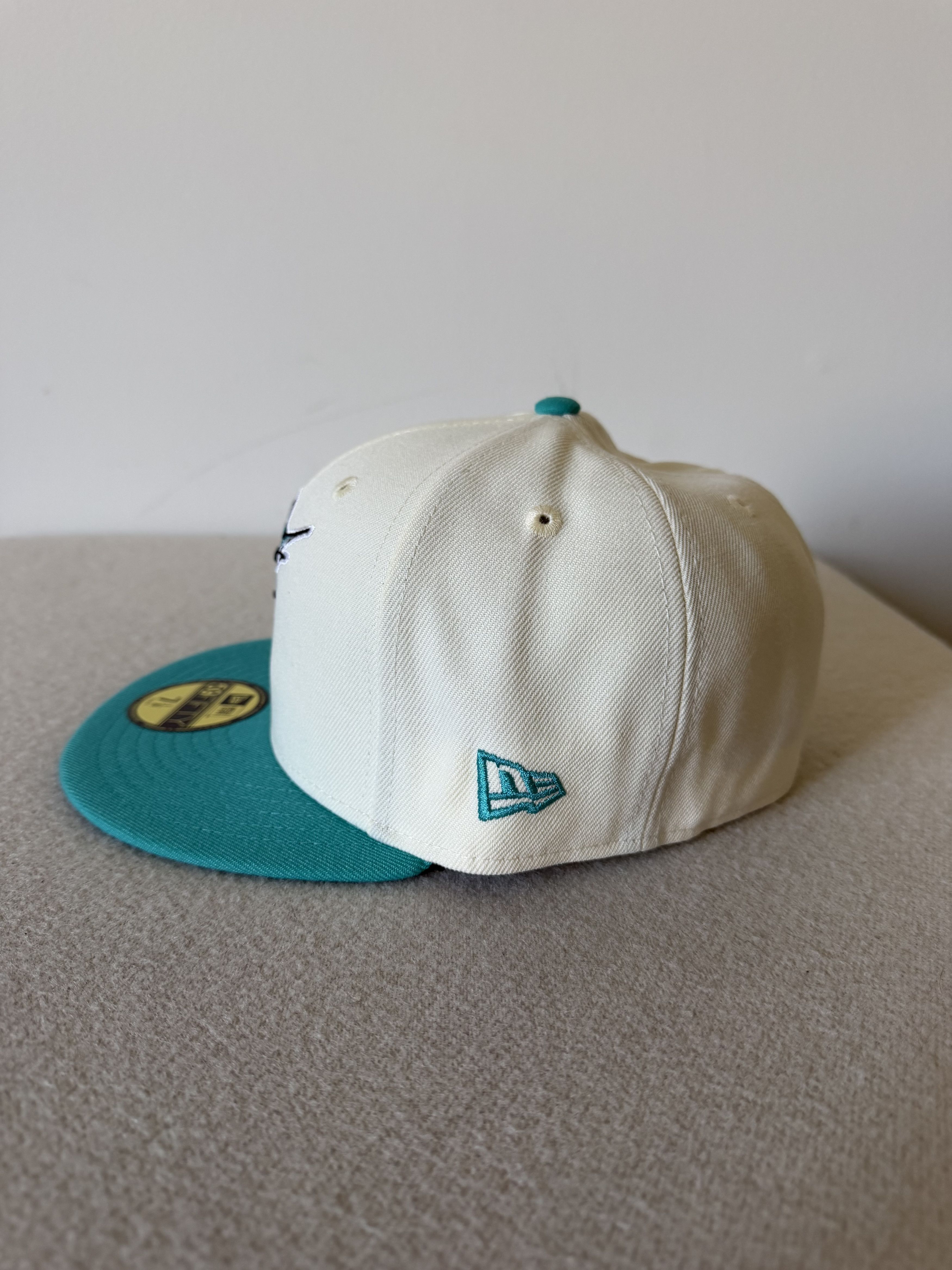 New Era 7 1/8 New Era Florida Marlins Simpsons Localized 59FIFTY Hat Size ONE SIZE - 3 Thumbnail