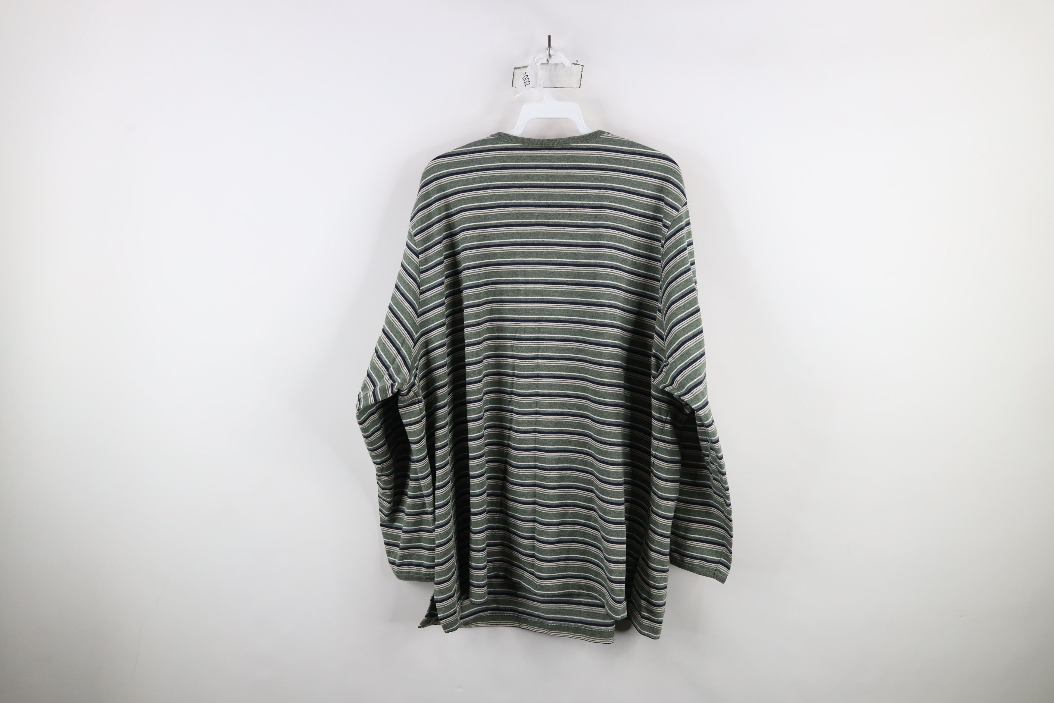 Vintage Vintage 90s Y2K Streetwear Long Sleeve Henley T-Shirt Size 4XL / US 24-26 - 9 Thumbnail