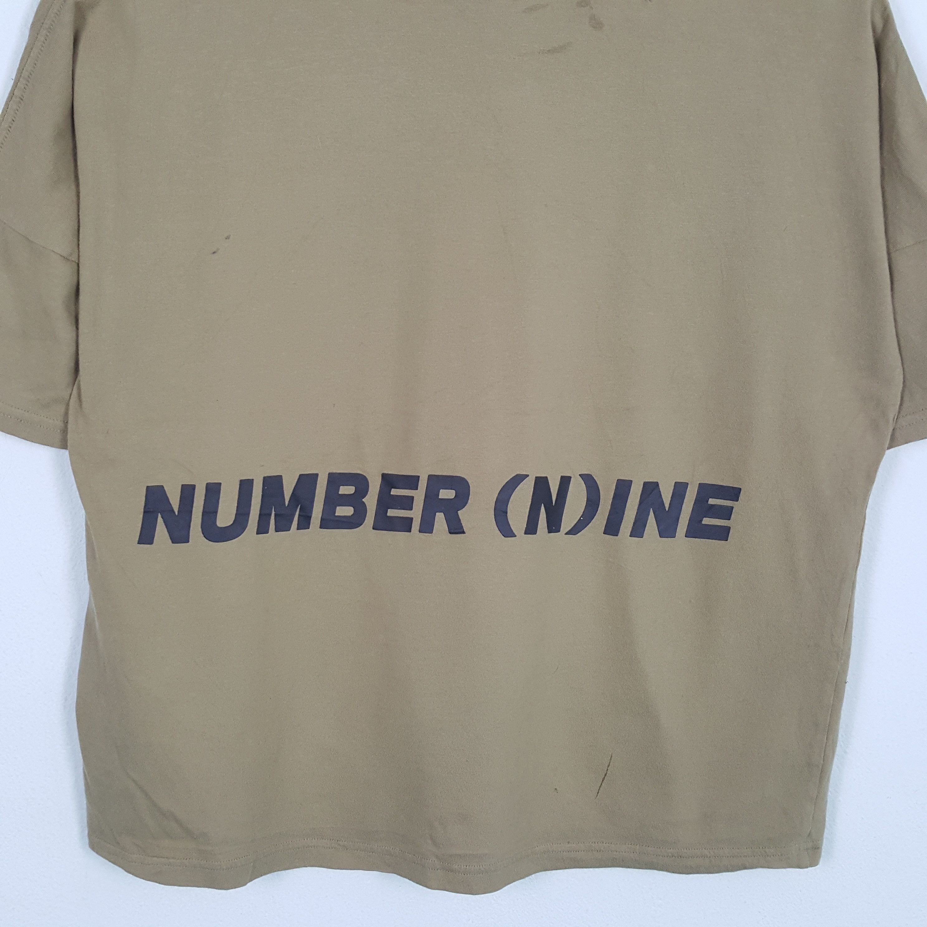Japanese Brand × Number (N)ine × Vintage Vintage NUMBER (N)INE Japanese Fashion Brand T-Shirts Size US XXL / EU 58 / 5 - 2 Thumbnail