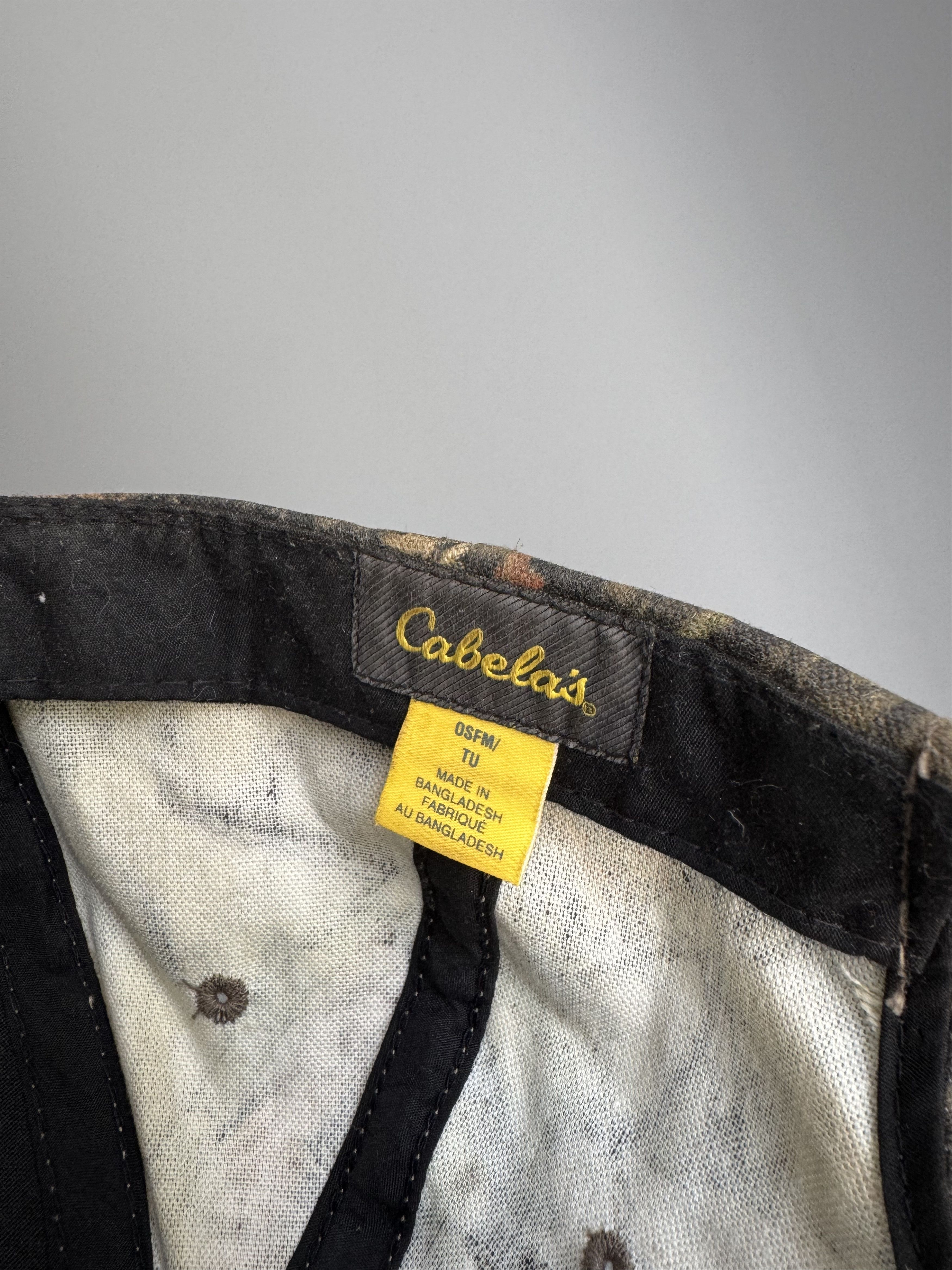 Realtree Y2K Cabelas Realtree cap Baseball hat vintage Size ONE SIZE - 7 Thumbnail
