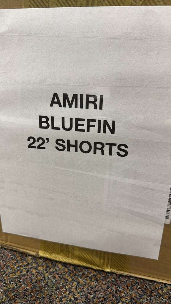 Amiri o1rshd1 Q:6 / 22 Shorts in Bluefin Size US 30 / EU 46 - 17 Thumbnail