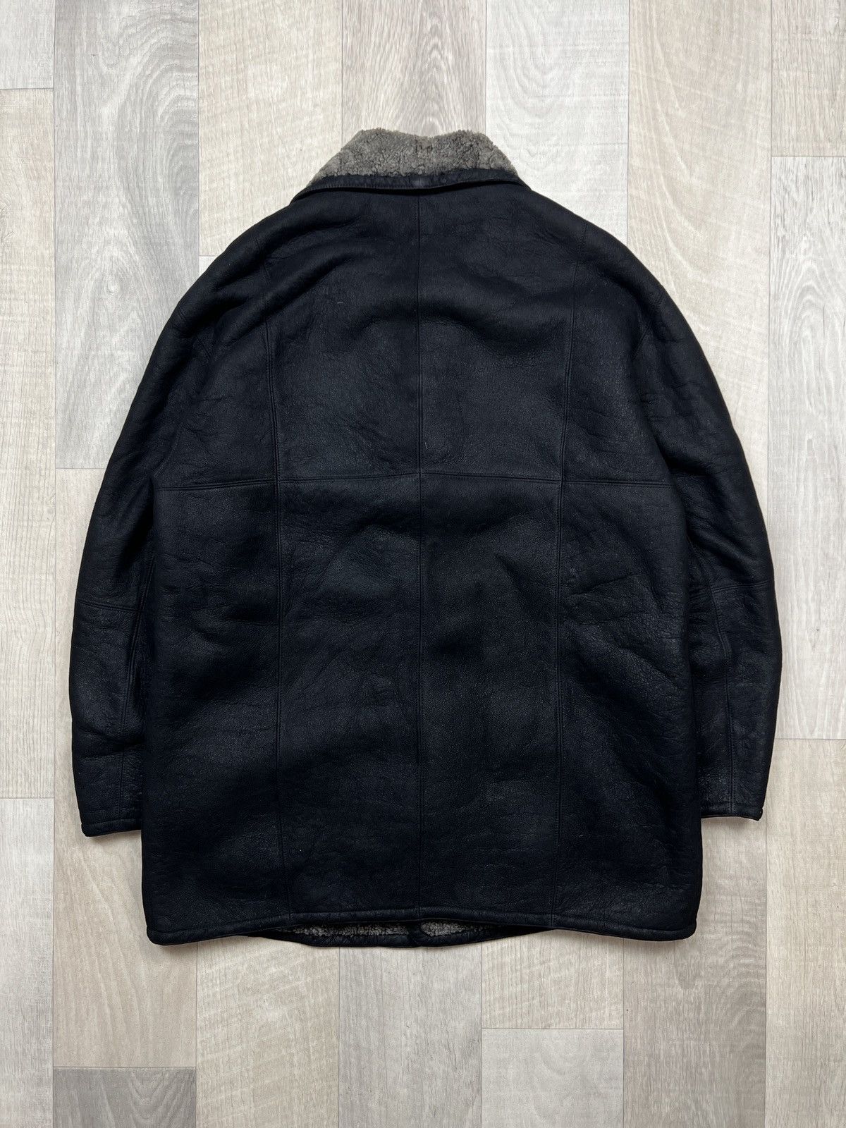 SERAPHIN Seraphin Shearling Leather Coat (Y0284) Size US XXL / EU 58 / 5 - 13 Thumbnail