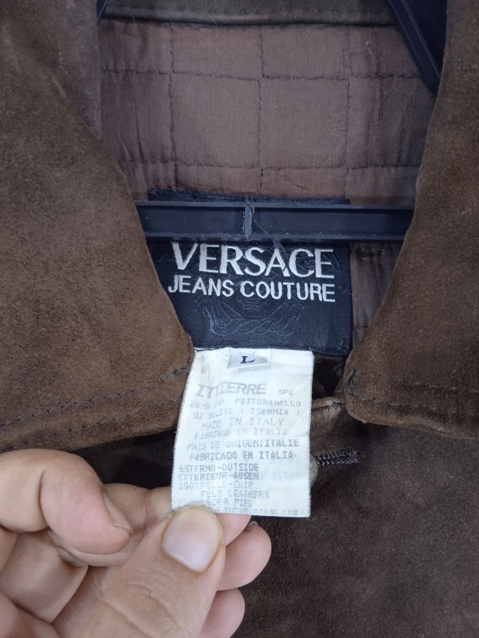 Versace Jeans Couture Vintage Versace Jeans Corture Leather jacket Size US L / EU 52-54 / 3 - 7 Thumbnail