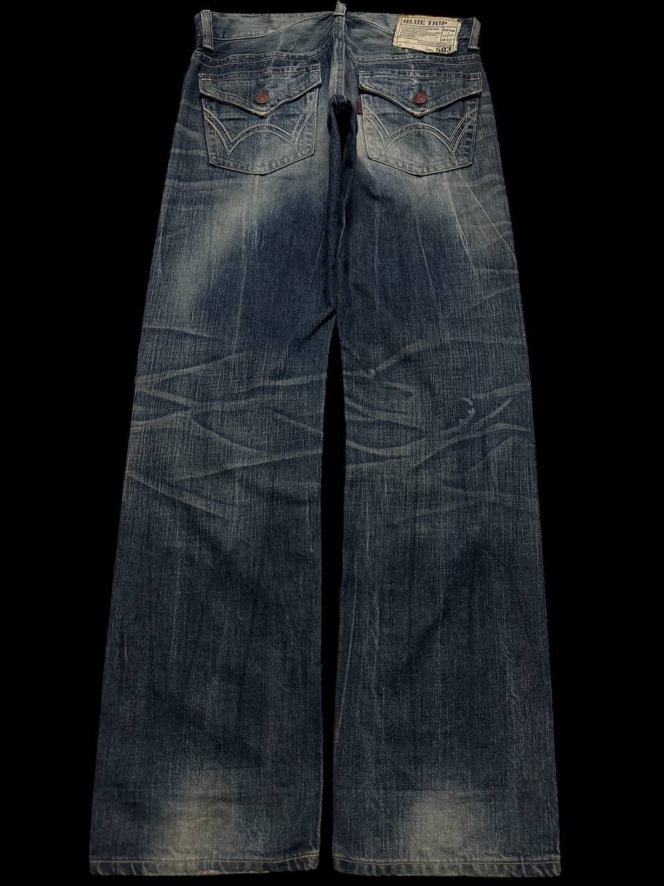 Edwin 💥Insane💥Vtg Edwin Rusty Honeycomb Sick Clawmark Nice Style Size US 31 - 1 Thumbnail
