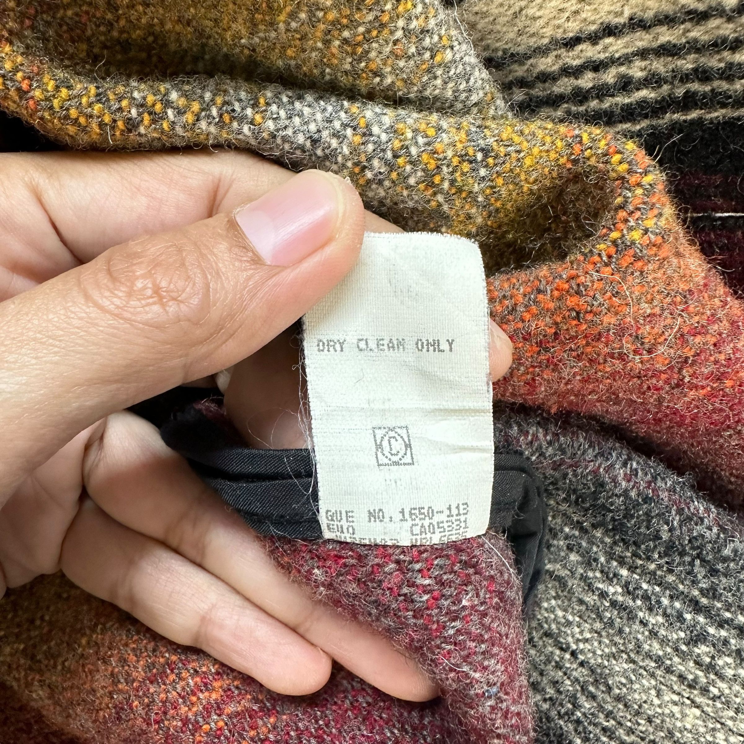 80s WOOLRICH Western Jacket Boho Fiery Sunset Hues #A56-1281
