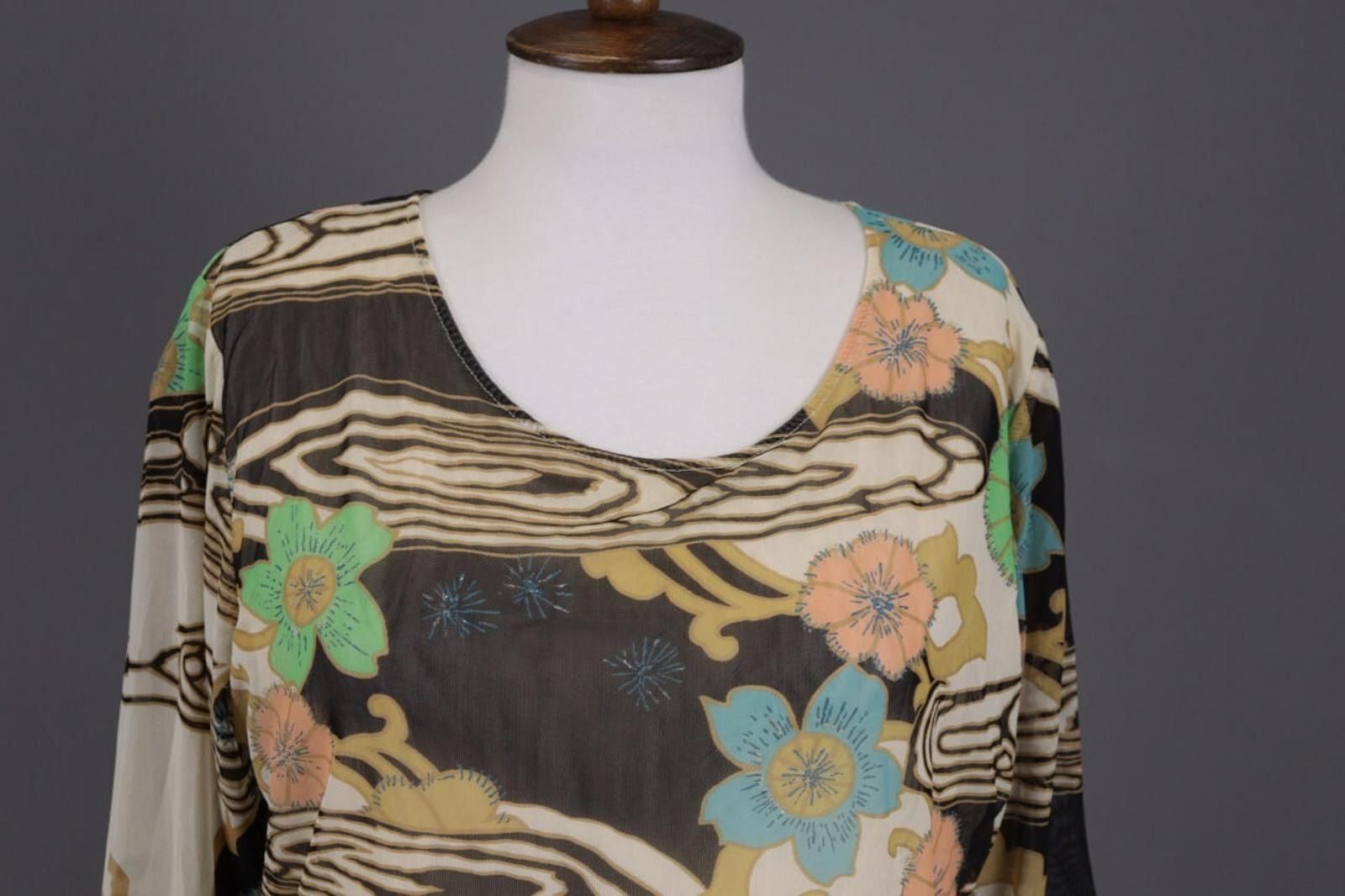 Polo Ralph Lauren Laurel Multicolor Mesh Floral Summer Long Sleeve Top Shirt Size M / US 6-8 / IT 42-44 - 2 Thumbnail