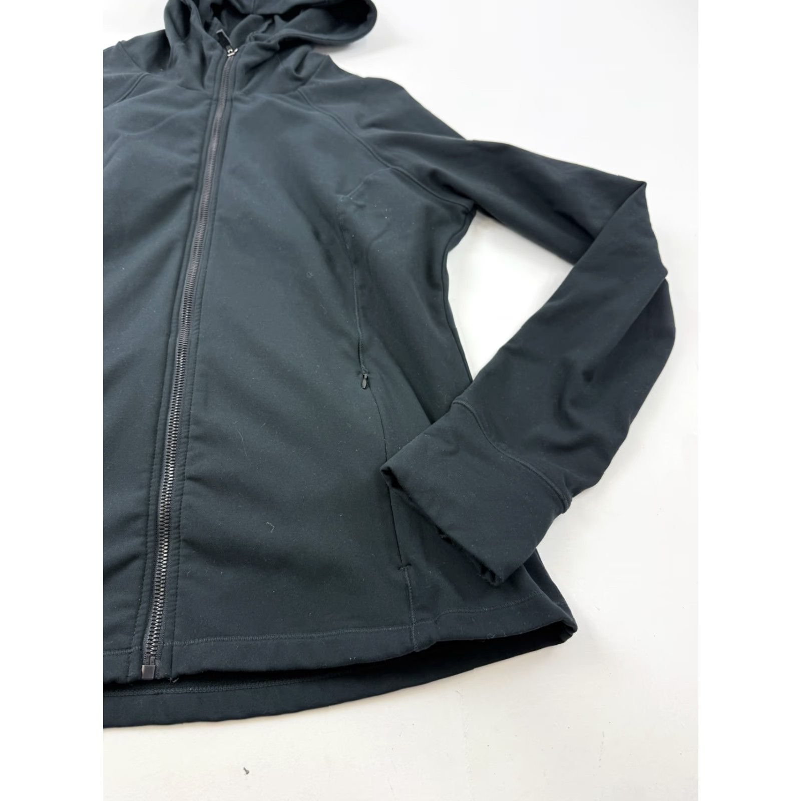 Vintage Yogalicious Lux Jacket Womens XL Black PolarLux Full Zip Hooded Softshell Jacket Size XL / US 12-14 / IT 48-50 - 2 Thumbnail