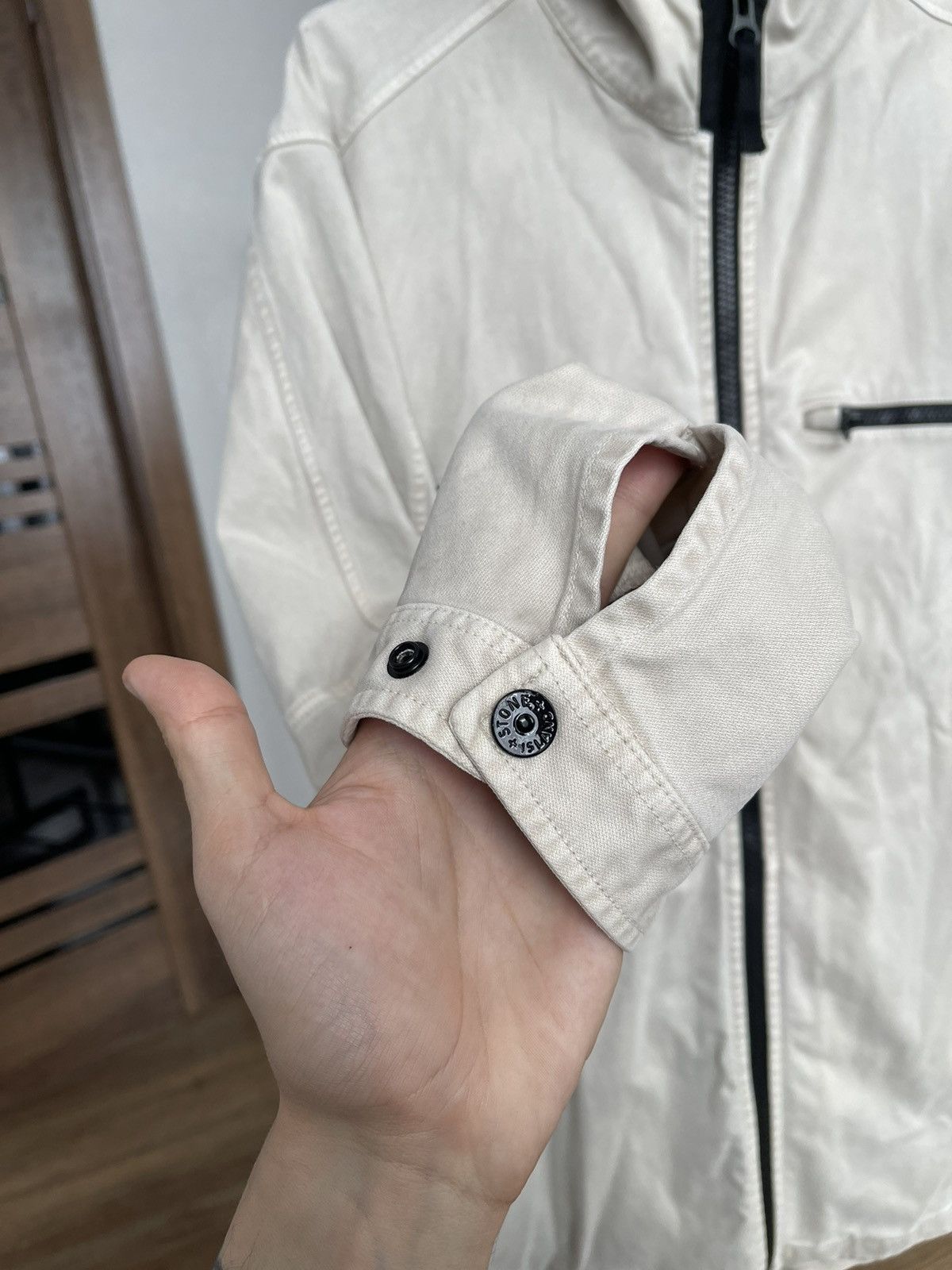 Stone Island Stone Island Hooded Zip Overshirt Light Jacket Size US XXL / EU 58 / 5 - 7 Thumbnail