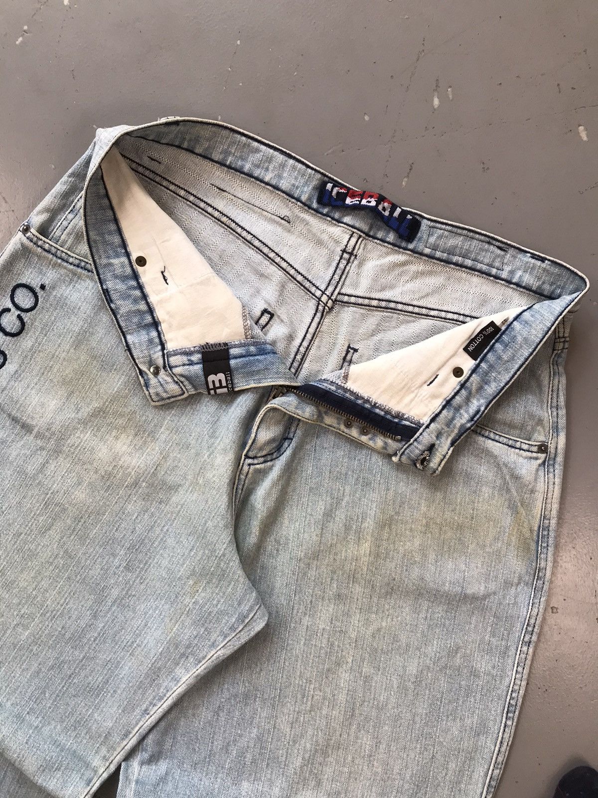 JNCO × Southpole × Vintage Vintage ice ball SpellOut baggy denim Size US 34 / EU 50 - 5 Thumbnail