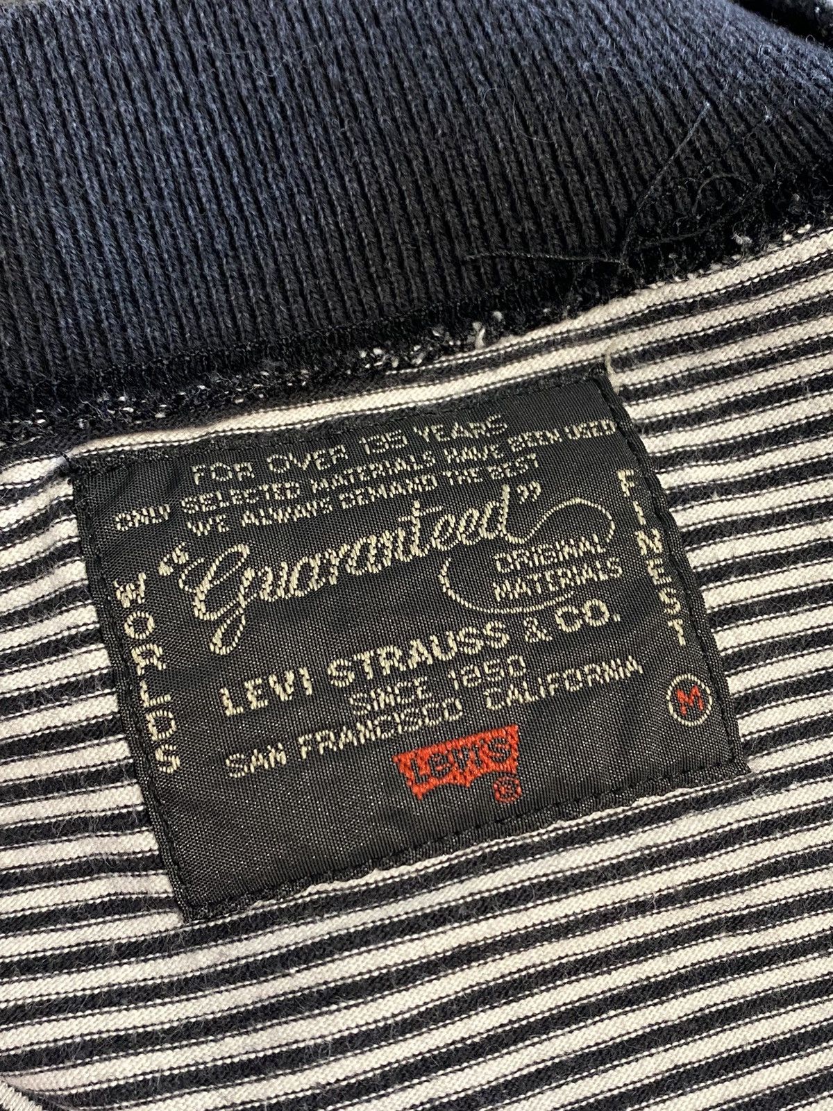 Levi's Vintage 80s 90s Levi’s Striped Long Sleeve T-shirt Size US M / EU 48-50 / 2 - 9 Thumbnail