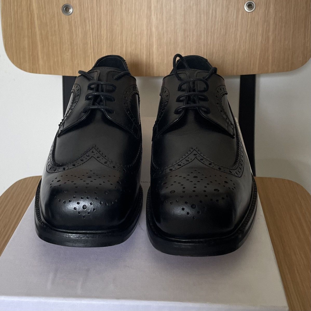 Stefan Cooke Brogue Martlett Derby Black Size US 10 / EU 43 - 5 Thumbnail