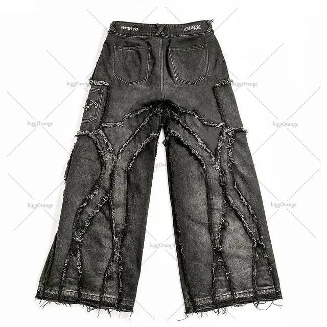 Punk Rock Loose Wide Leg Jean
