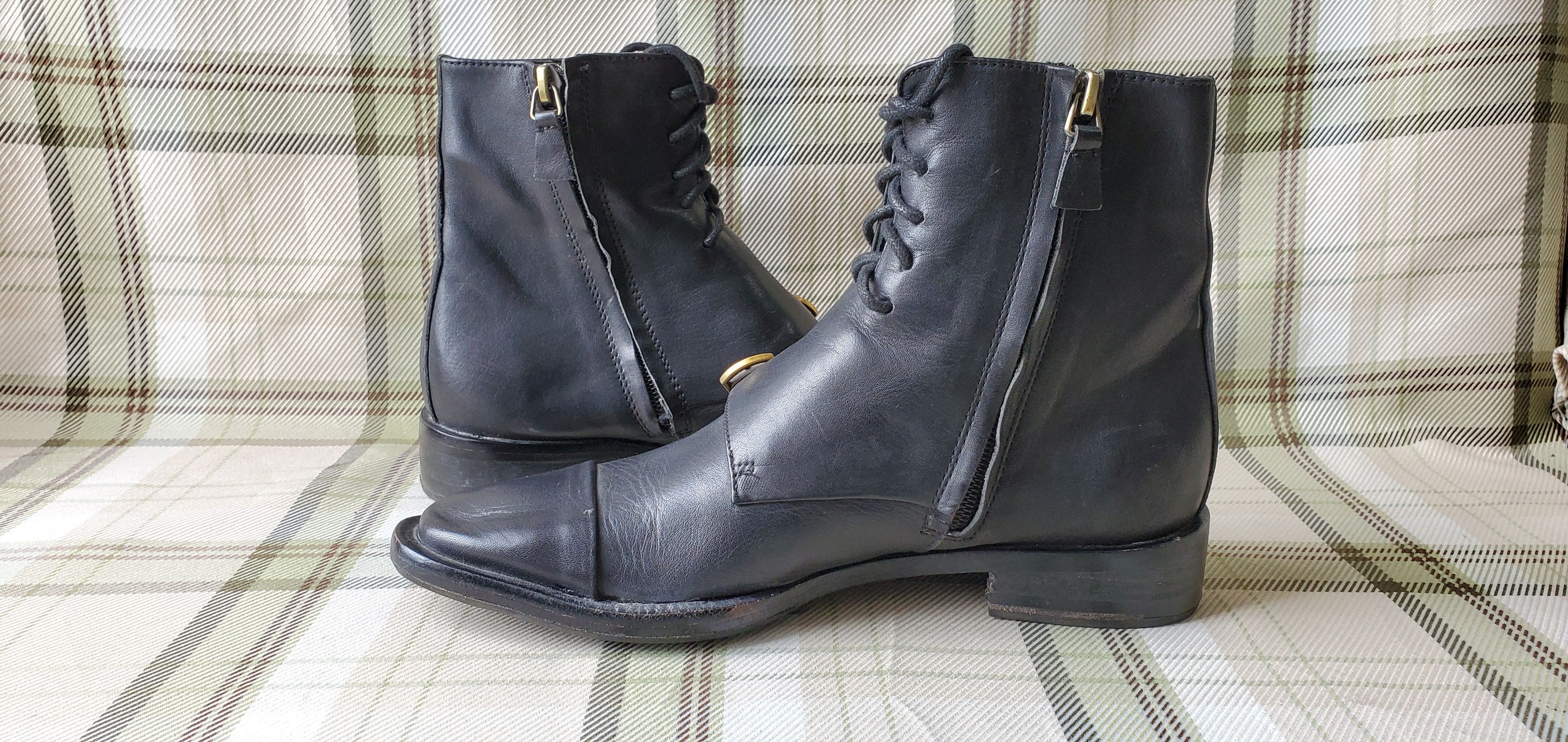 Jil Sander Jil Sander Double Buckle Ankle Boots Size US 6 / IT 36 - 7 Thumbnail