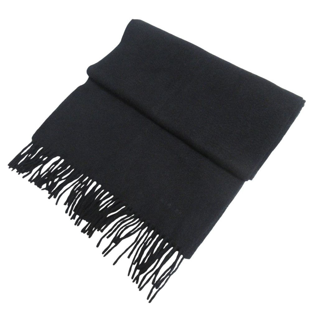 Hermes Hermes Hermes 100 Percent Cashmere Fringe Scarf Textile Scarf DUTY FREE for USA Size ONE SIZE - 1 Thumbnail