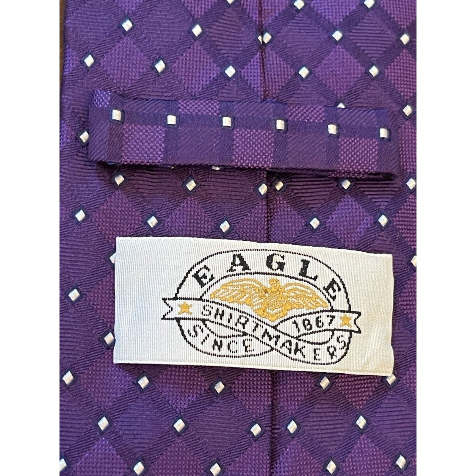 Other Eagle Purple Hand Made 100% Silk Made In China Size ONE SIZE - 8 Thumbnail