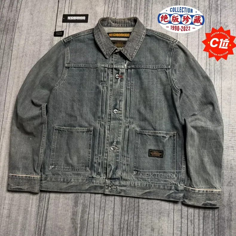 Neighborhood Neighborhood 18SS STOCKMAN JKT Washed and Stained Rust Den Size US L / EU 52-54 / 3 - 1 Thumbnail