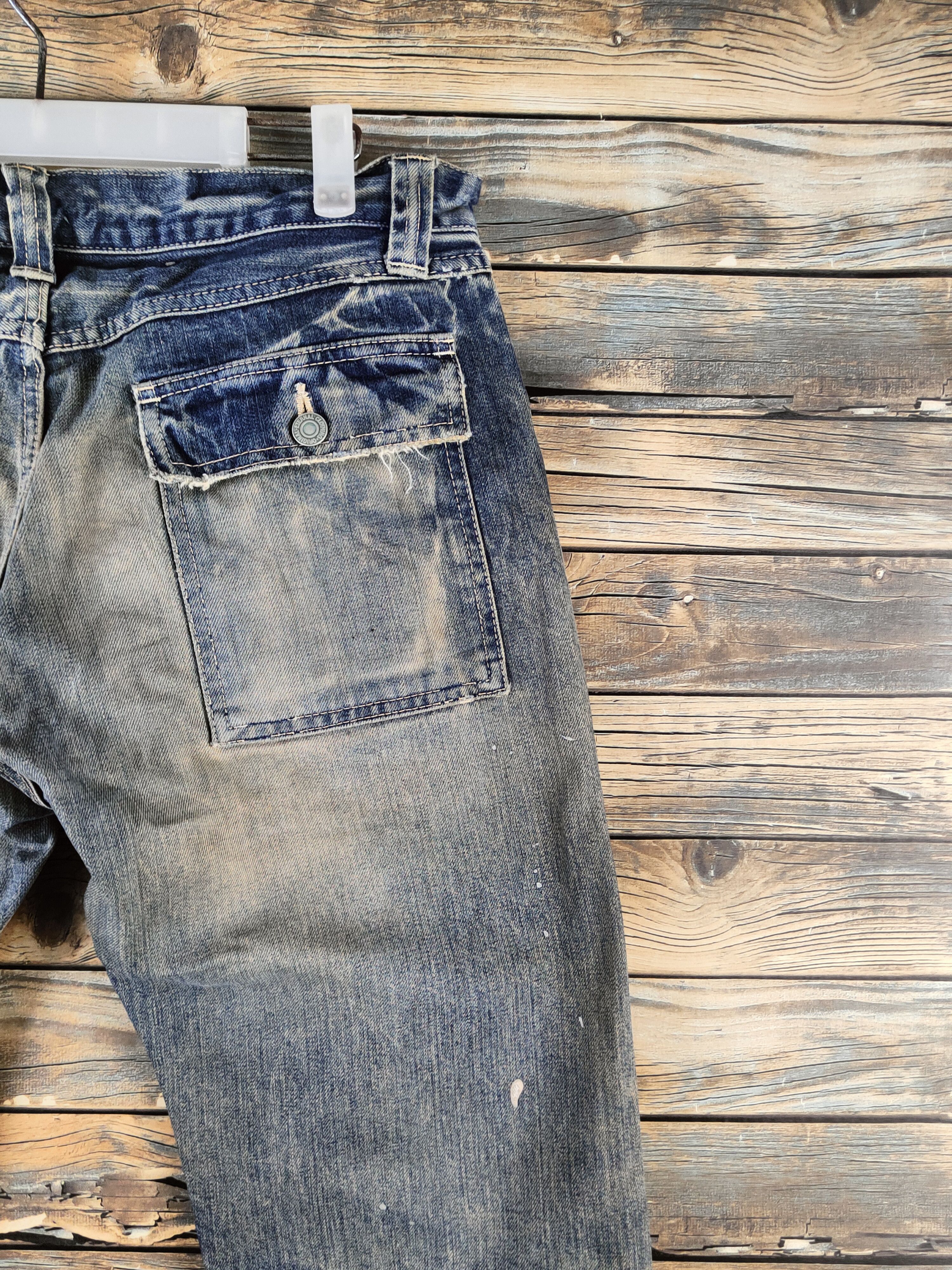 Eternal DL Eternal Blue Distressed Ripped Jeans #46-964 Size US 34 / EU 50 - 10 Thumbnail