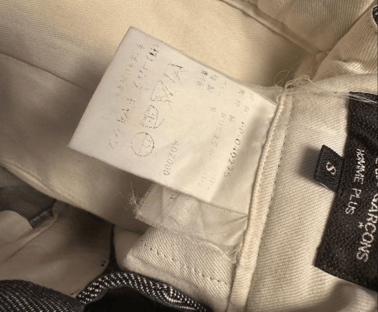 Comme des Garcons Homme Plus 00AW Archive Straight Denim Gray Size US 30 / EU 46 - 4 Thumbnail