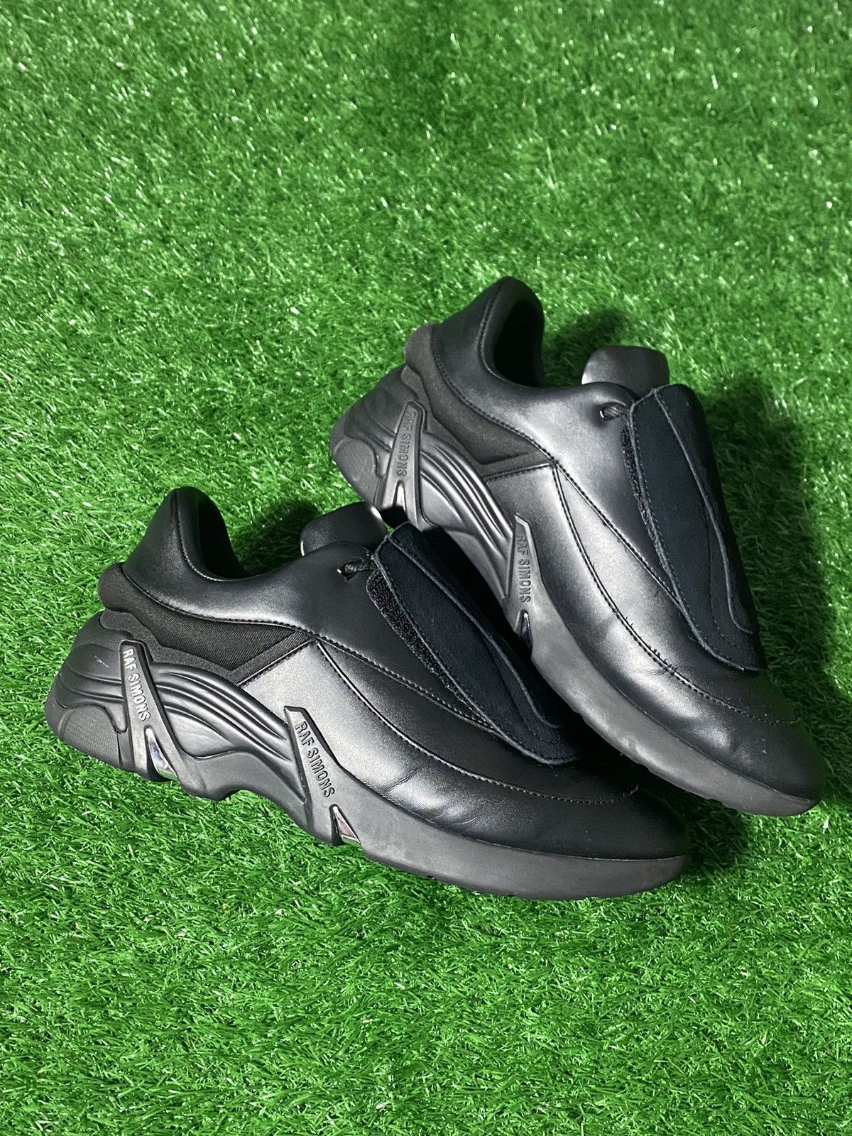 image of Raf Simons Antei Black Size 10 Shoes, Men's
