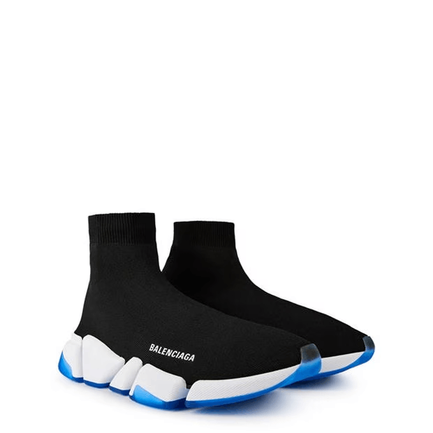 Balenciaga Speed 2.0 Clear Sole Recycled Knit Trainers Size US 7 / EU 40 - 5 Thumbnail