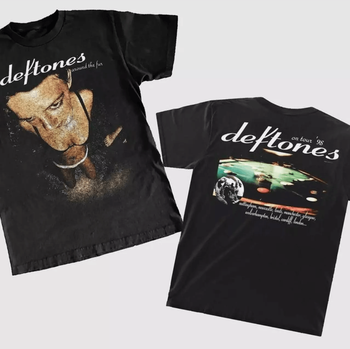 Band Tees DEFTONES AROUND THE FUR T SHIRT, Deftones Band Tee Size US XL / EU 56 / 4 - 1 Thumbnail