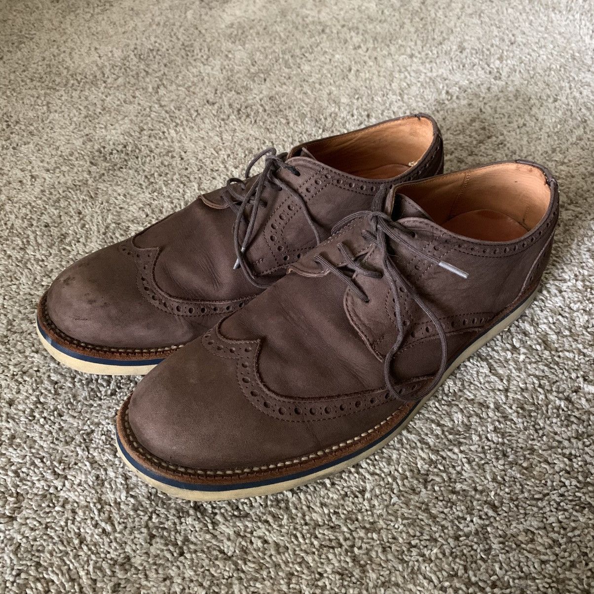 Kazuyuki Kumagai Attachment Kazuyuki Kumagai Attachment Leather Wingtip Shoes Size US 9.5 / EU 42-43 - 1 Thumbnail