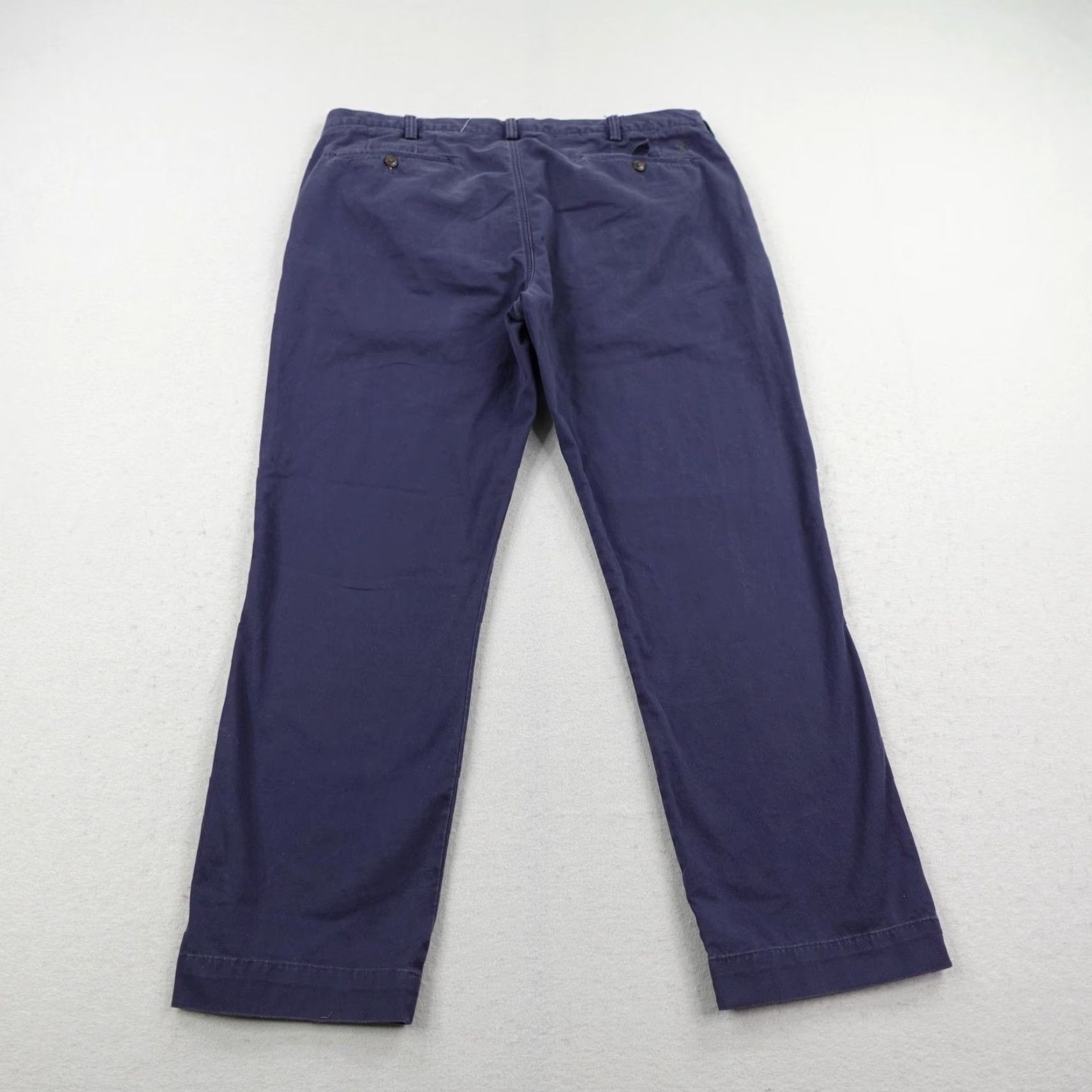 Polo Ralph Lauren Polo Ralph Lauren Pants Men 38x30 Chino Twill Stretch Straight Fit Navy Blue Casual) Size US M / EU 48-50 / 2 - 5 Thumbnail