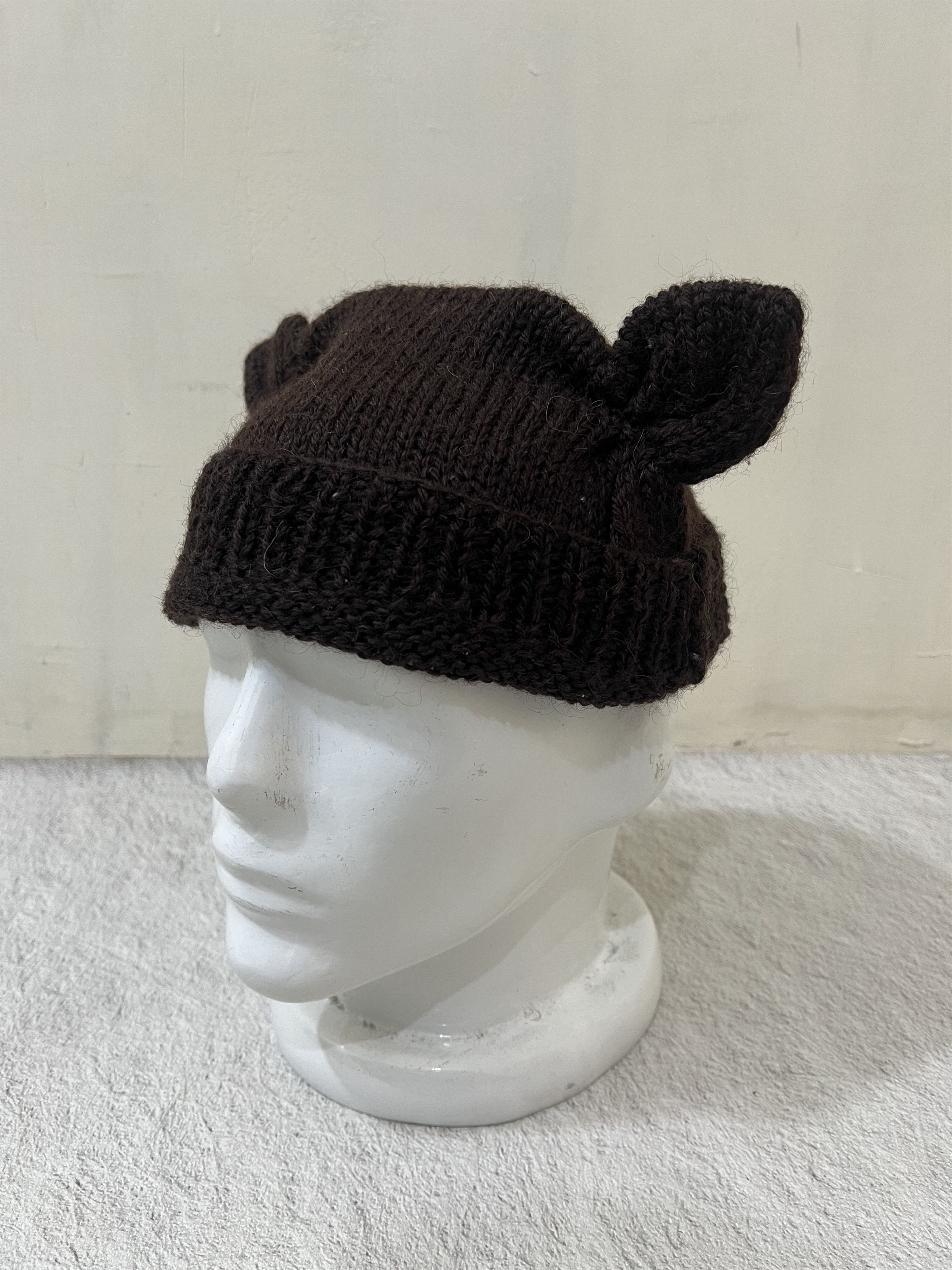 Japanese Brand 2000s Archival Hysteric Bunny Horn Knit Beanie y2k Lgb Ifsix Size ONE SIZE - 2 Thumbnail