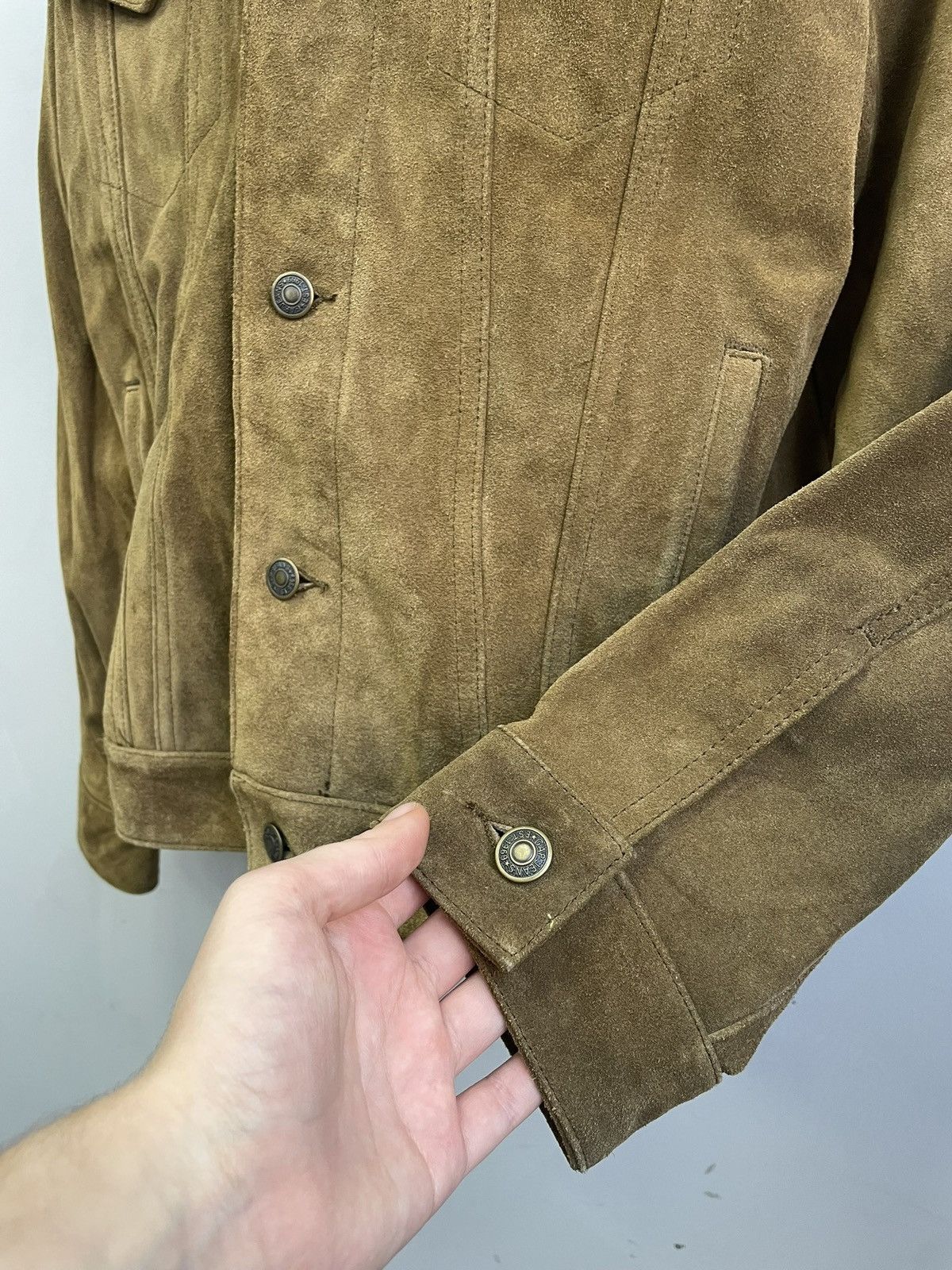 Gap Classic trucker jacket y2k Gap suede leather y2k Size US M / EU 48-50 / 2 - 6 Thumbnail