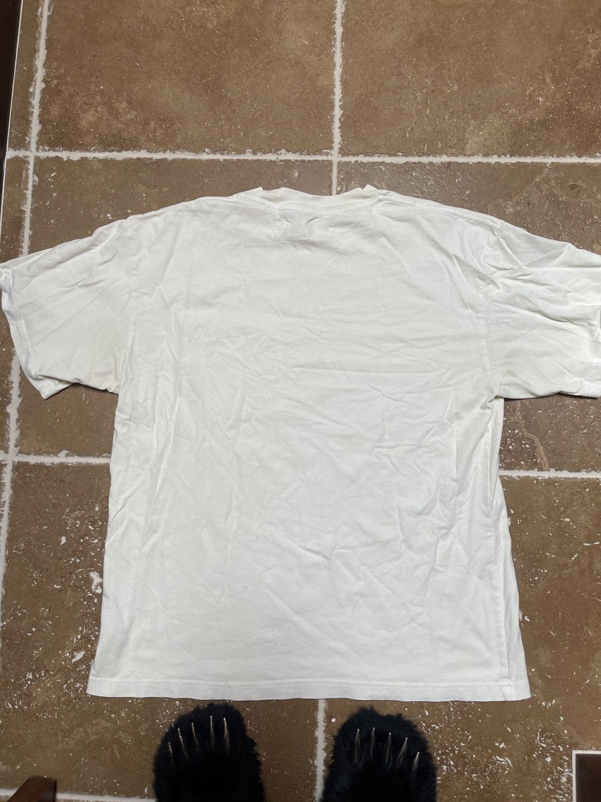 Pacsun Light cream text shirt Size US L / EU 52-54 / 3 - 3 Thumbnail