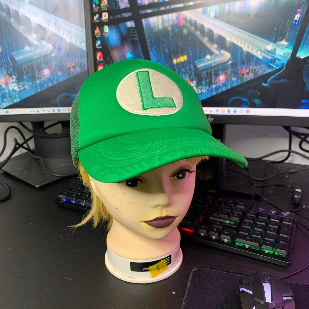 Cartoon Network × Vintage VINTAGE LUIGI TRUCKER HAT Size ONE SIZE - 1 Thumbnail