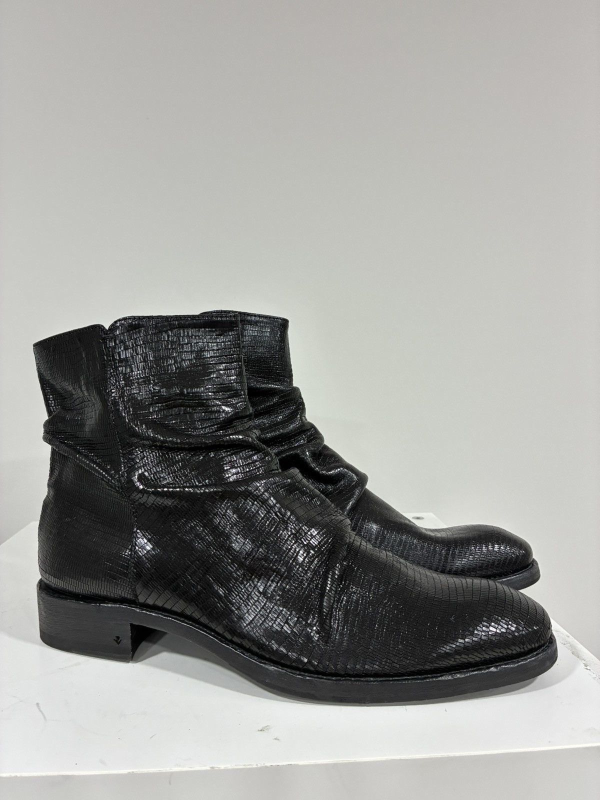 John Varvatos Morrison Eel skin sharpei boot 8.5 Size US 8.5 / EU 41-42 - 7 Thumbnail