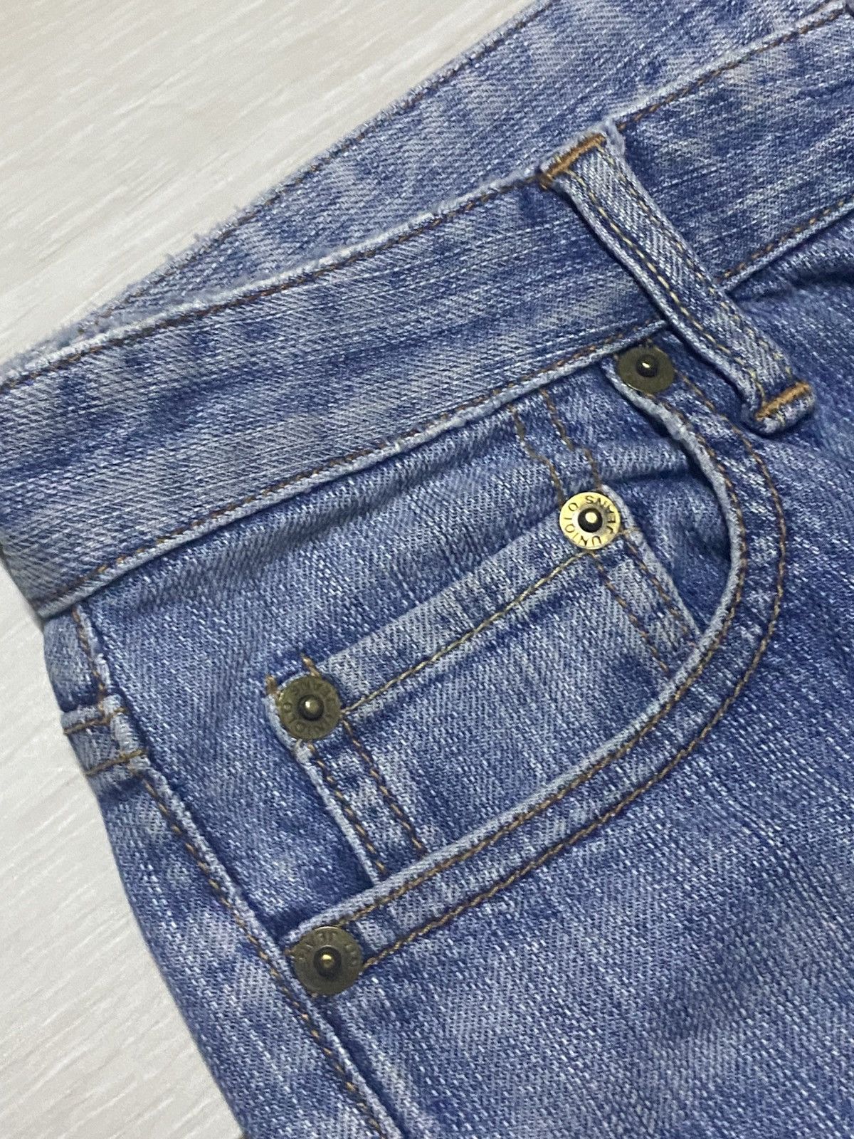 Uniqlo Vintage Japanese Brand Uniqlo Streetwear Flare Jeans Size US 28 / EU 44 - 7 Thumbnail