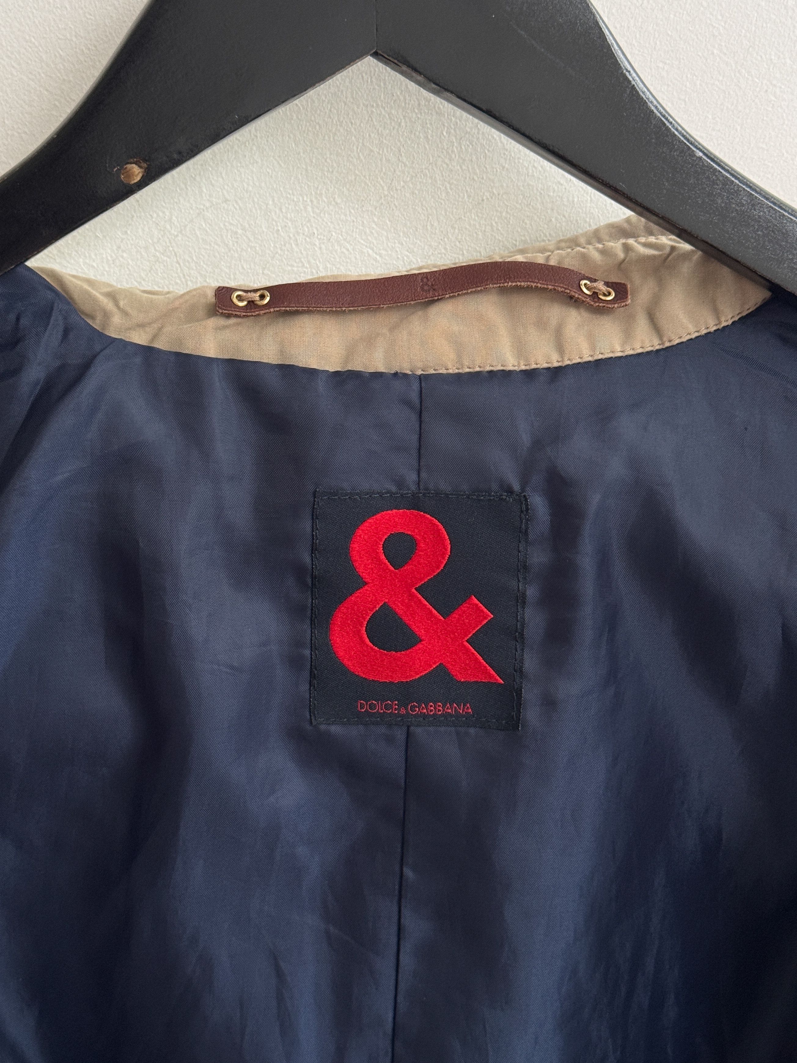 Dolce & Gabbana Vintage Dolce & Gabbana Trench Coat Jacket Size M / US 6-8 / IT 42-44 - 9 Thumbnail